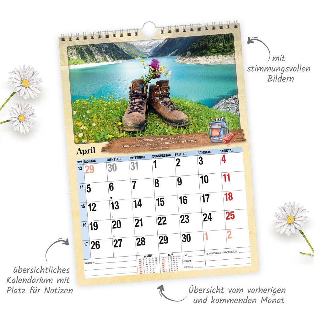 Beispielinhalt (Bild) TRÖTSCH - Classickalender Rentnerkalender 2027