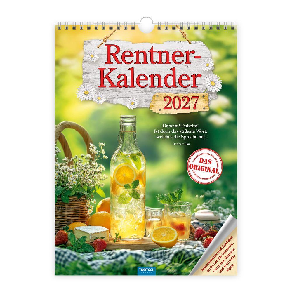 Vorderes Coverbild TRÖTSCH - Classickalender Rentnerkalender 2027