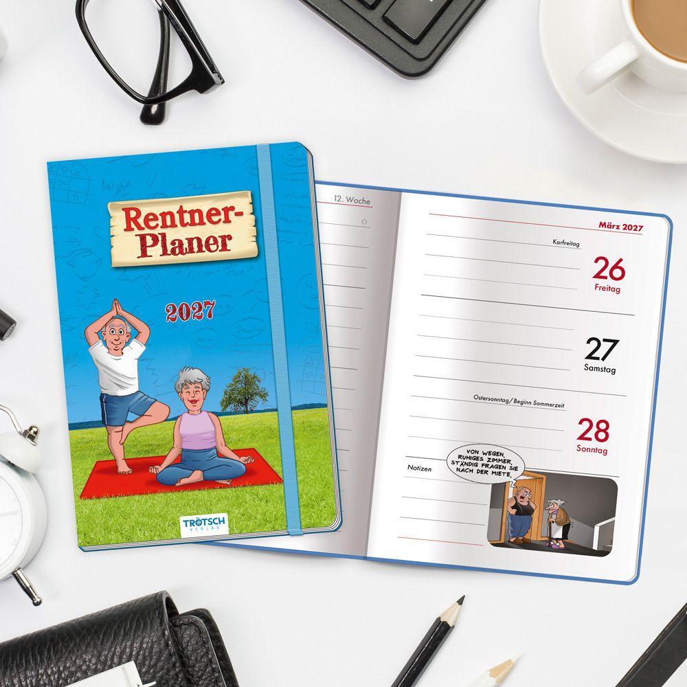 Beispielinhalt (Bild) TRÖTSCH - Buchkalender Rentnerplaner 2027
