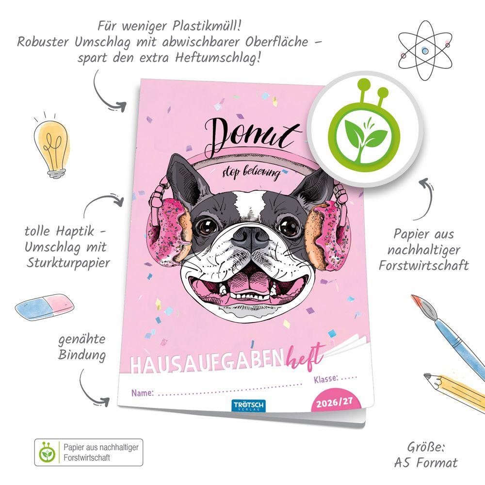 Beispielinhalt (Bild) TRÖTSCH - Jahresbezogenes Hausaufgabenheft Grundschule Hund 26/27