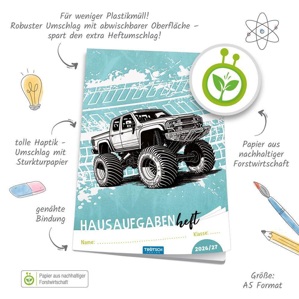 Beispielinhalt (Bild) TRÖTSCH - Jahresbezogenes Hausaufgabenheft Grundschule Truck 26/27