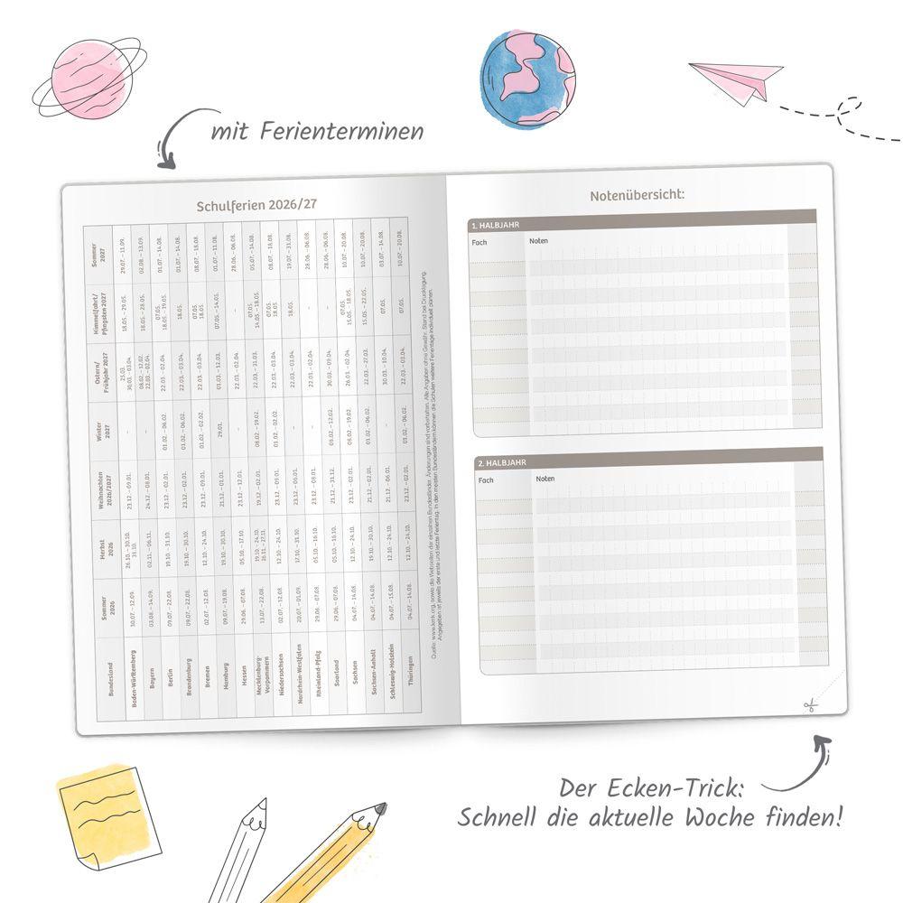 Beispielinhalt (Bild) TRÖTSCH - Jahresbezogenes Hausaufgabenheft Grundschule Truck 26/27