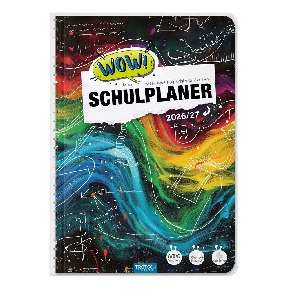 Vorderes Coverbild TRÖTSCH - Schulplaner WOW Waves 26/27