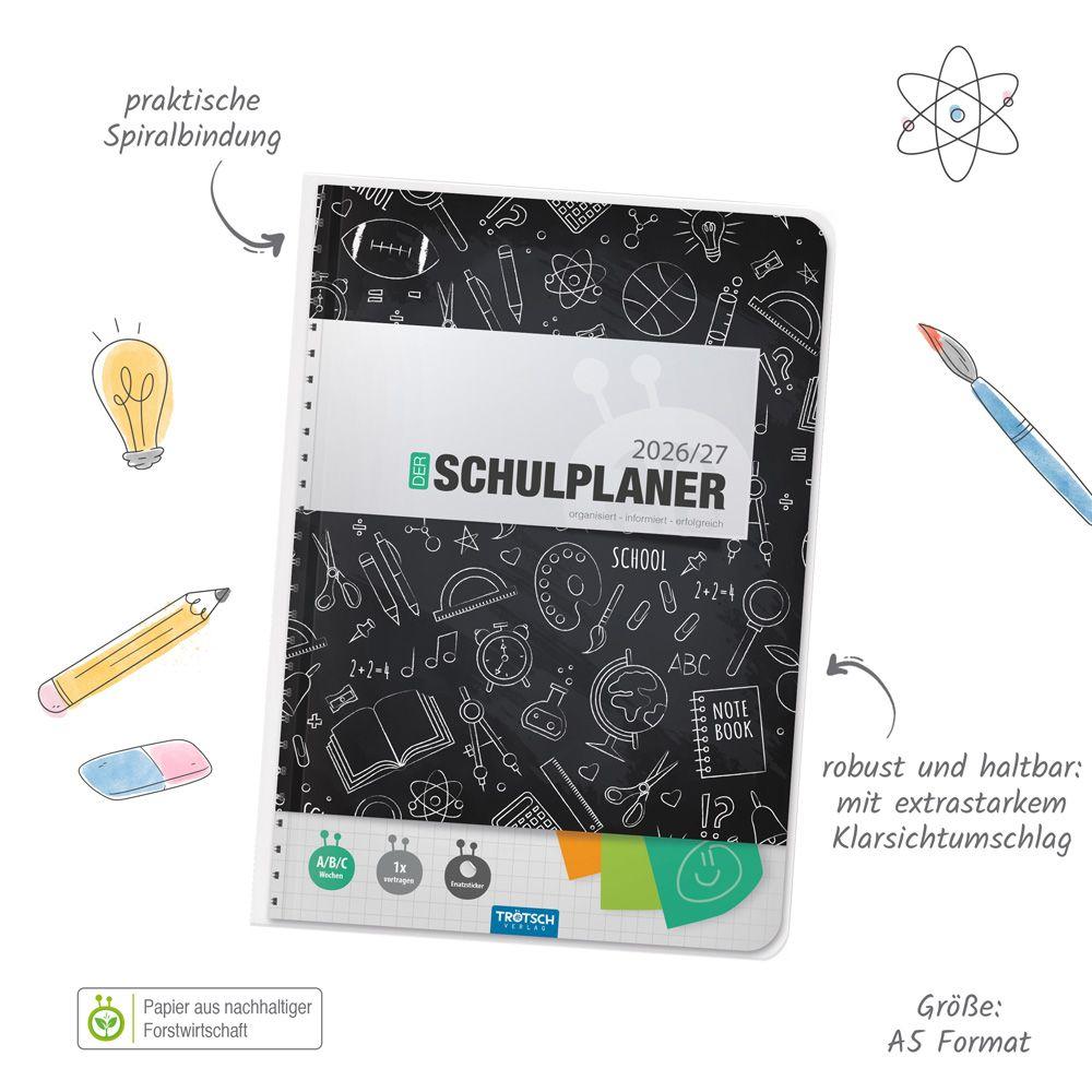 Beispielinhalt (Bild) TRÖTSCH - Schulplaner Schwarz 26/27