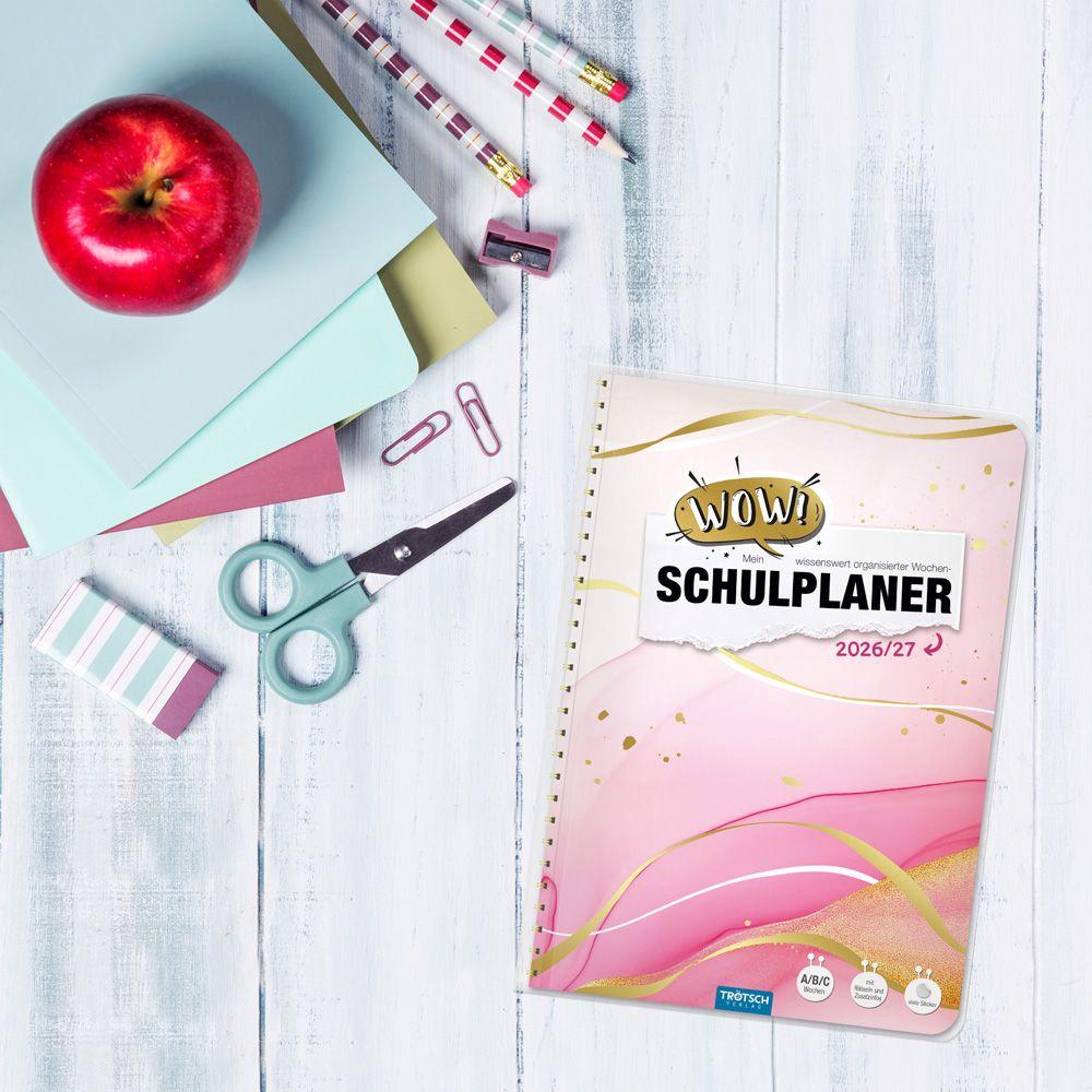Beispielinhalt (Bild) TRÖTSCH - Schulplaner WOW Marble 26/27