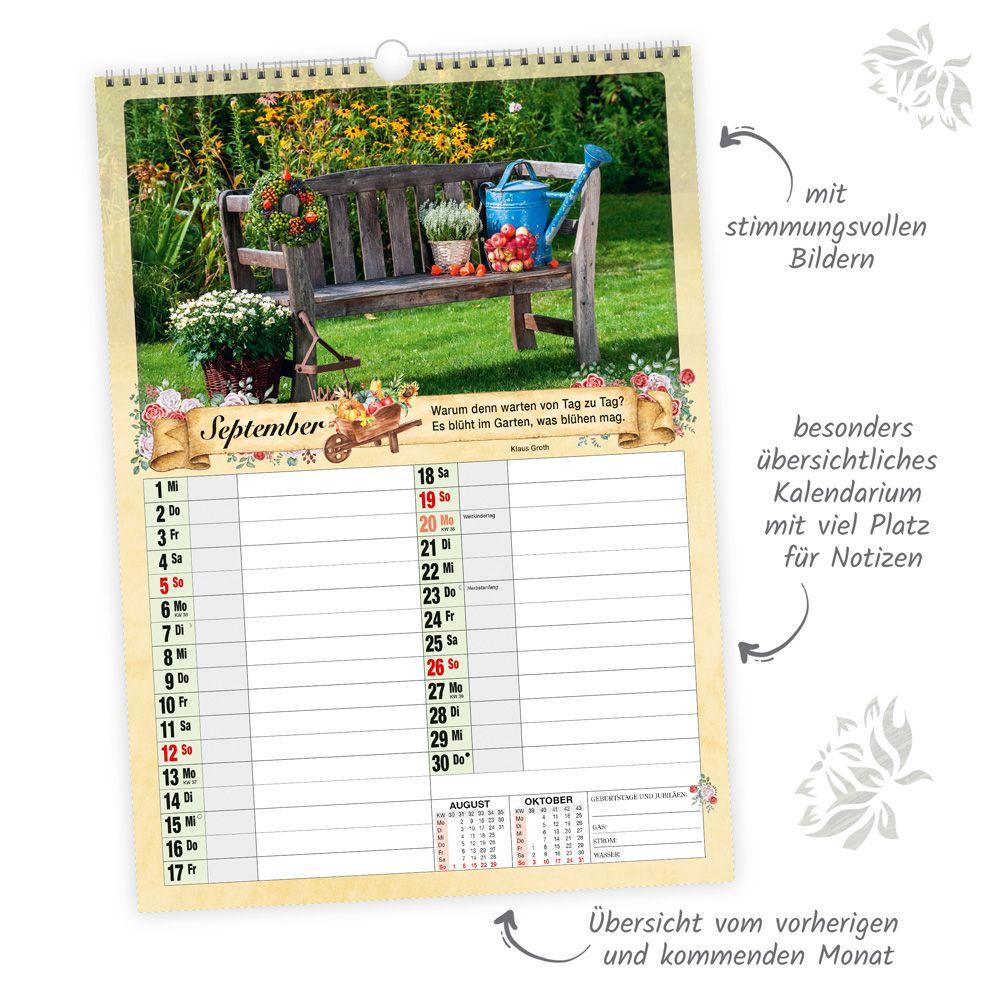 Beispielinhalt (Bild) TRÖTSCH - Großbildkalender Der große Rentnerkalender 2027
