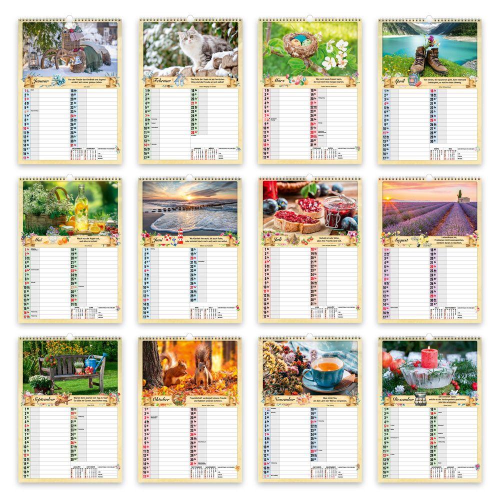 Beispielinhalt (Bild) TRÖTSCH - Großbildkalender Der große Rentnerkalender 2027