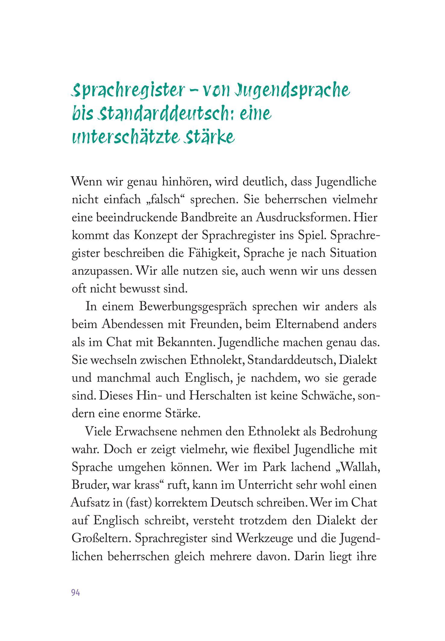 Beispielinhalt (Bild) Bin Straßenbahn, wallah