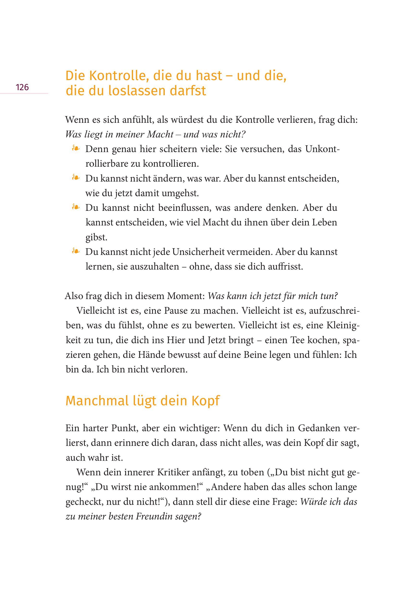 Beispielinhalt (Bild) Lieber ECHT kaputt als perfekt am Arsch