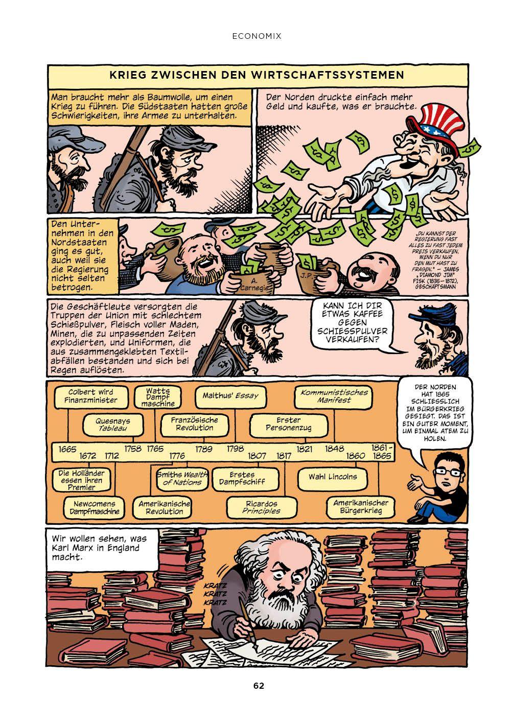 Beispielinhalt (Bild) Economix - erstmals komplett in Farbe