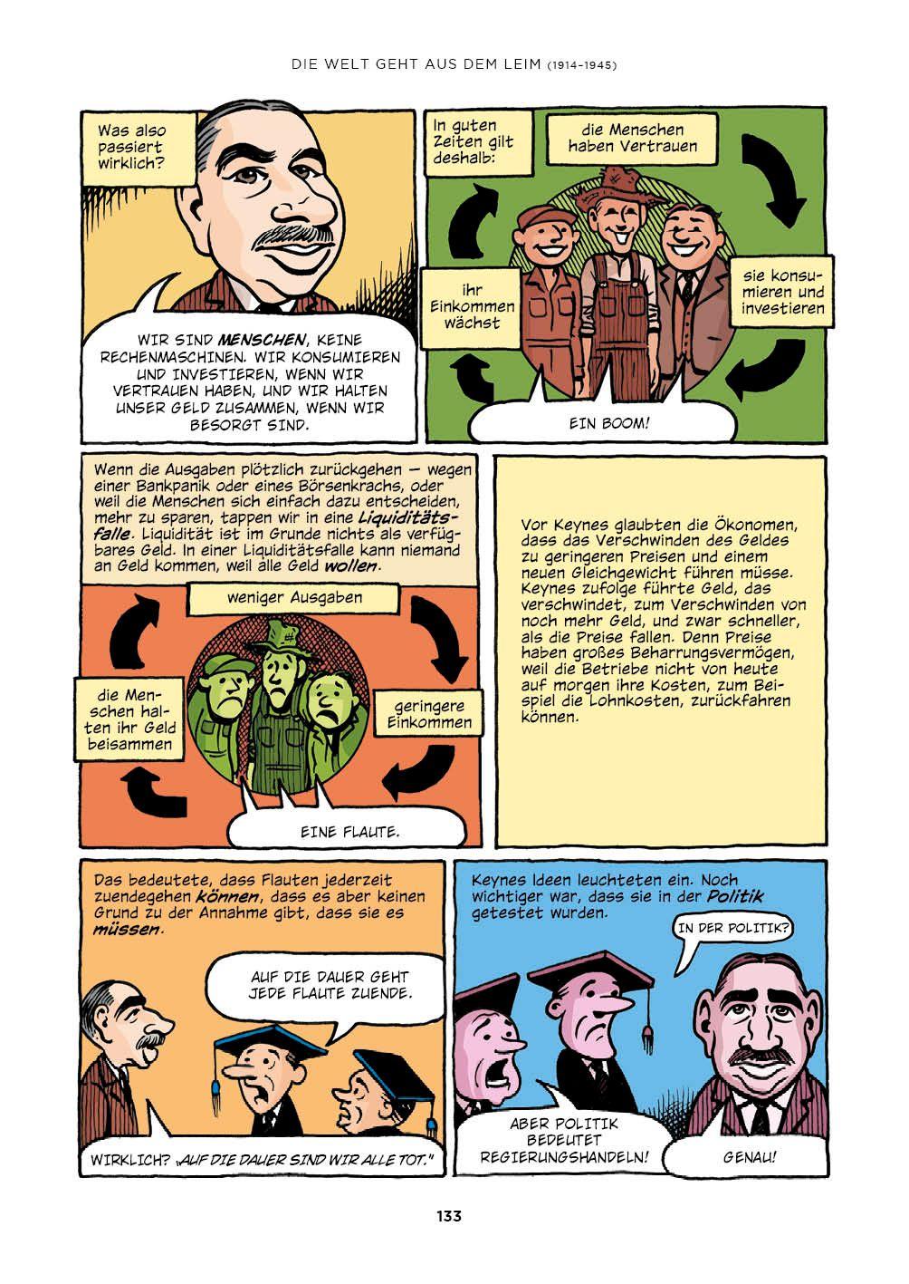 Beispielinhalt (Bild) Economix - erstmals komplett in Farbe