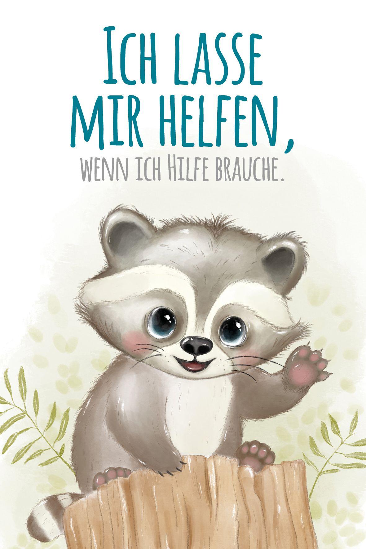 Beispielinhalt (Bild) Ich bin ich - und wachse weiter!- 40 neue Affirmationen und Rituale, mit denen Kinder glücklich groß werden