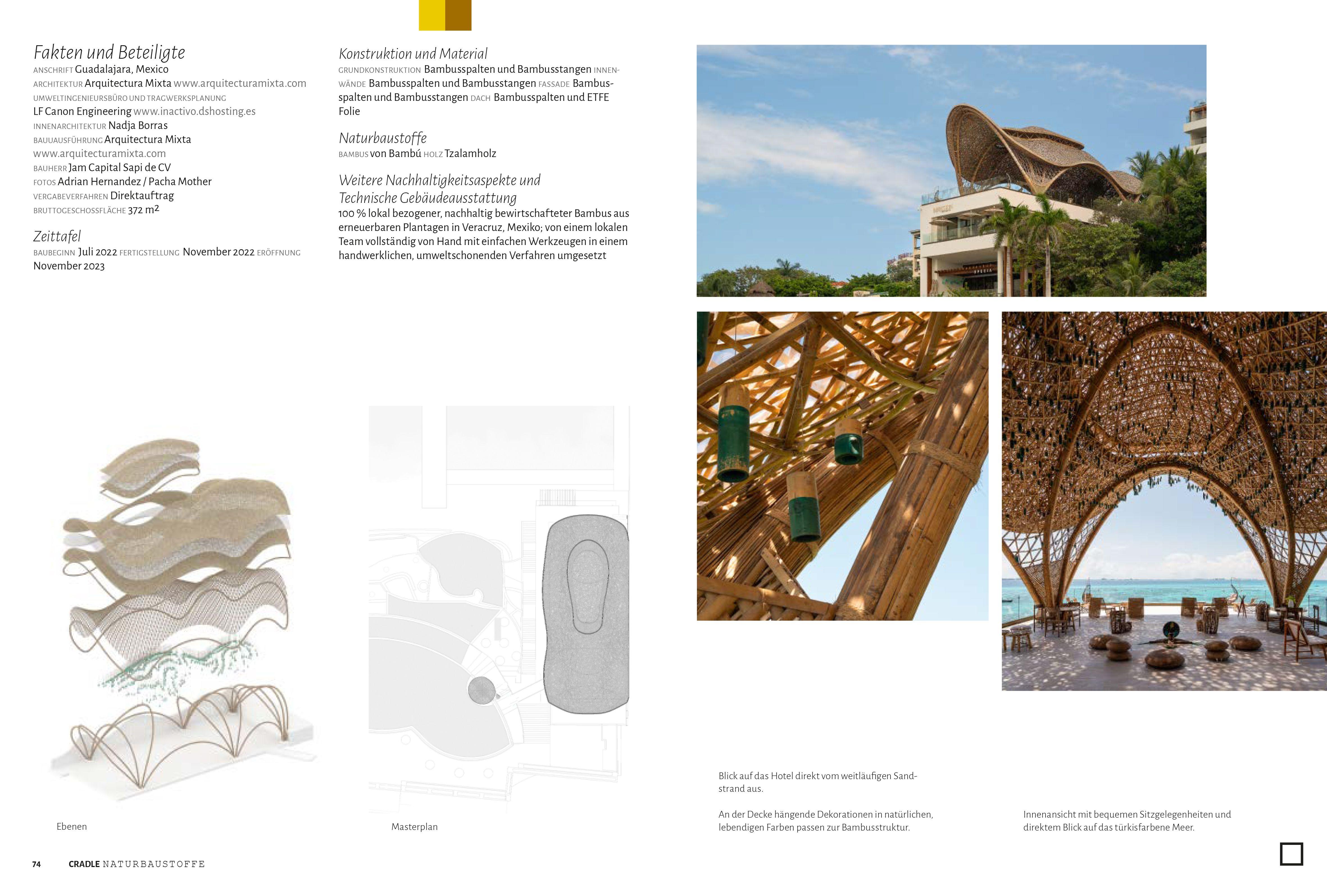 Beispielinhalt (Bild) Cradle Buch Naturbaustoffe