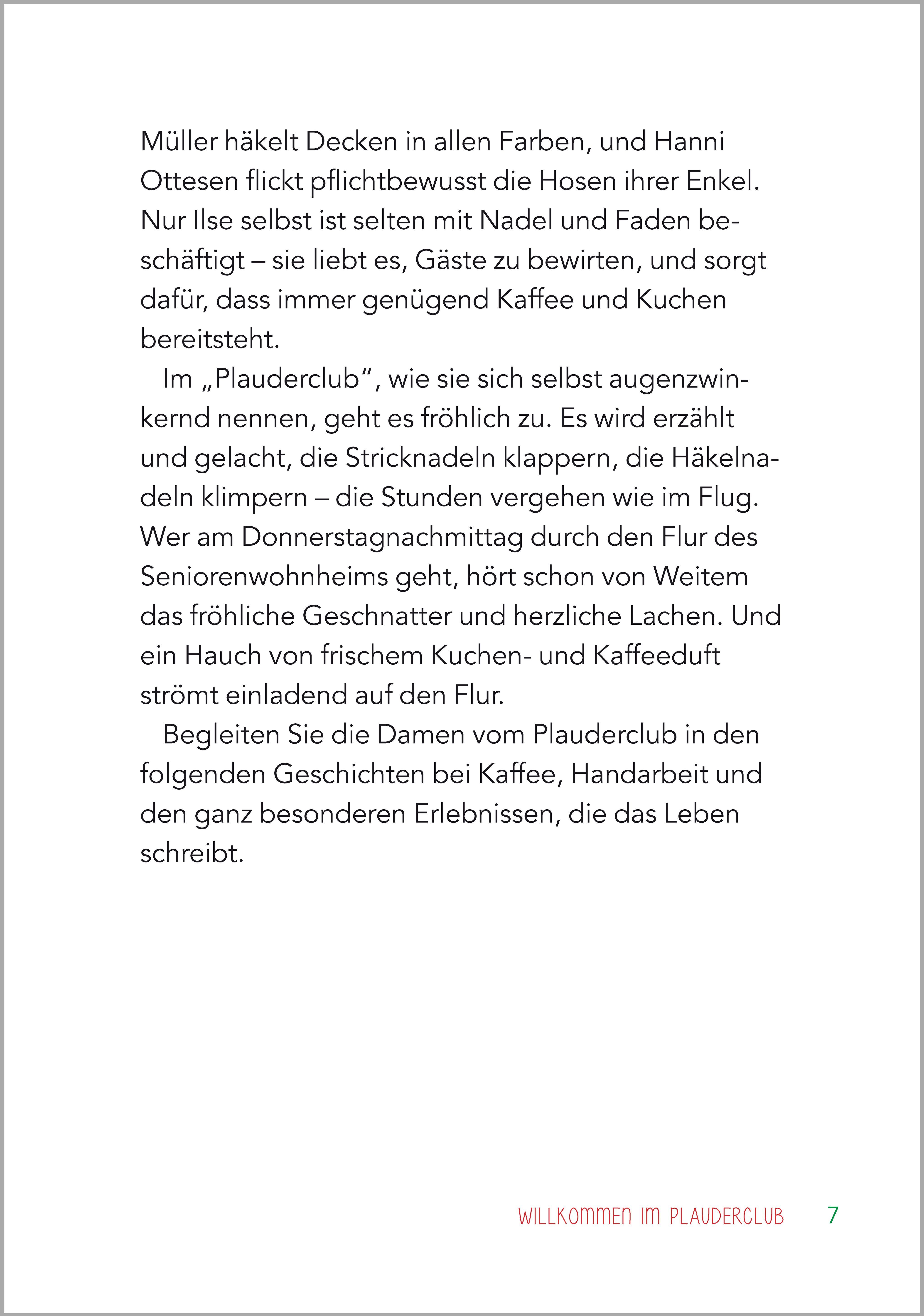 Beispielinhalt (Bild) Geschichten vom Plauderclub