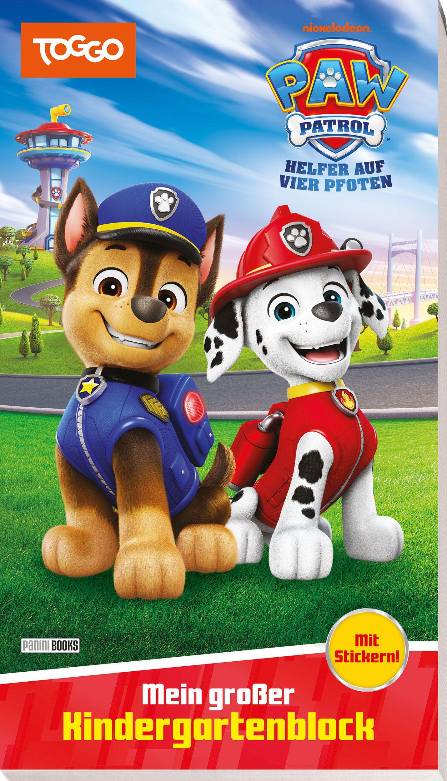 Vorderes Coverbild PAW Patrol: Mein großer Kindergartenblock