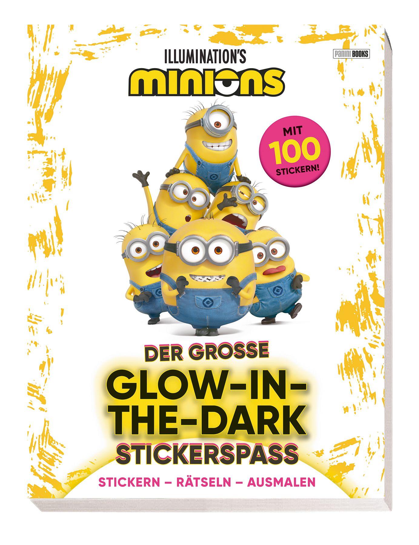 Vorderes Coverbild Minions: Der große Glow-in-the-Dark Stickerspaß