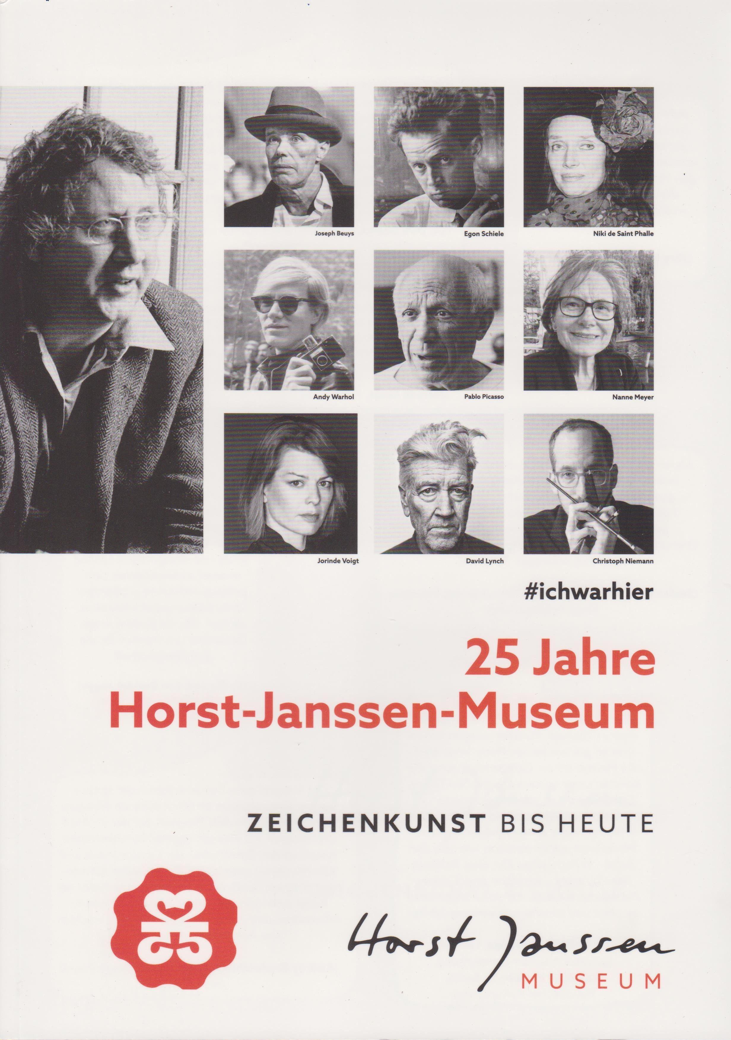 Vorderes Coverbild 25 Jahre Horst-Janssen-Museum