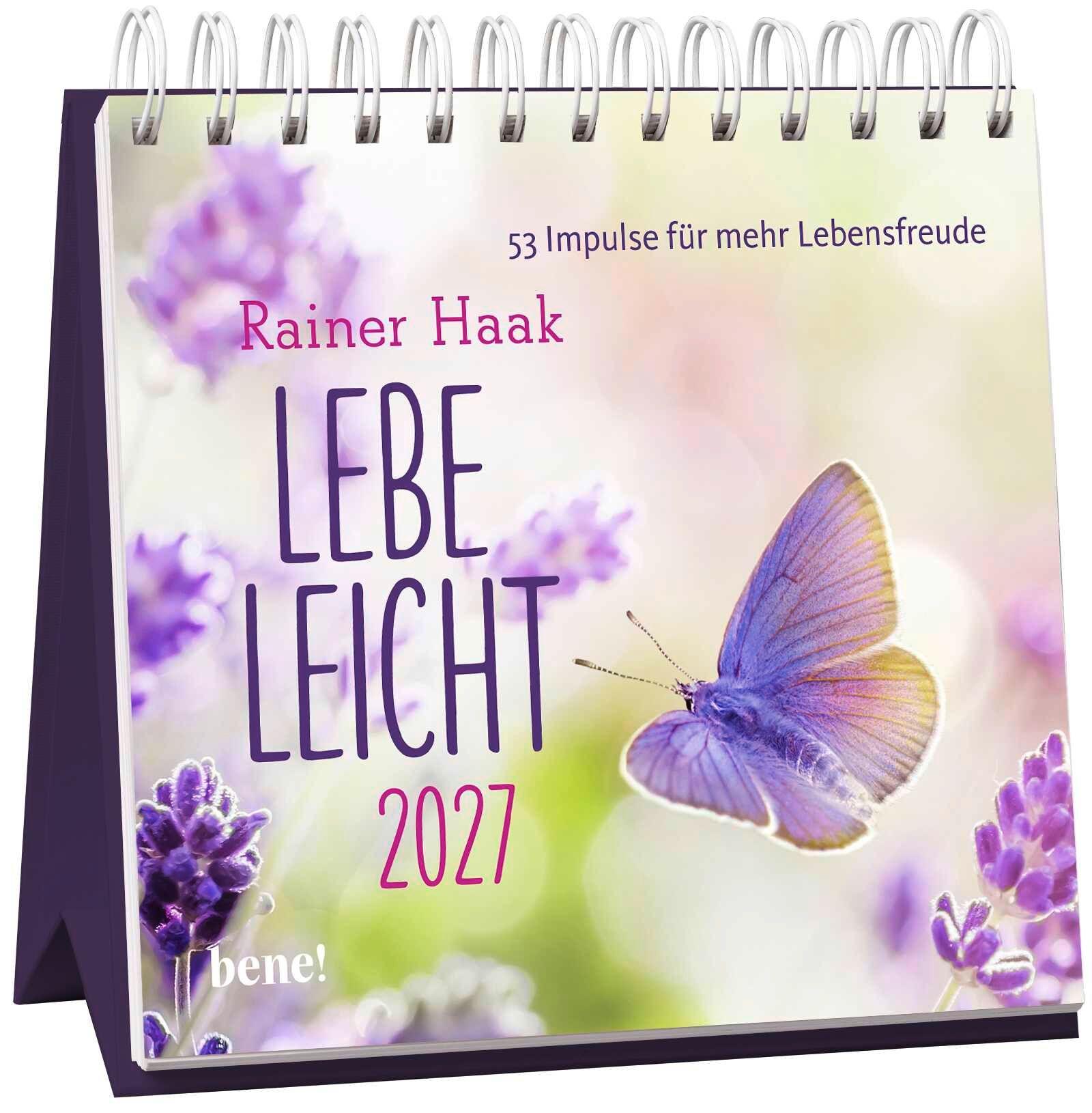Vorderes Coverbild Wochenkalender 2027: Lebe leicht