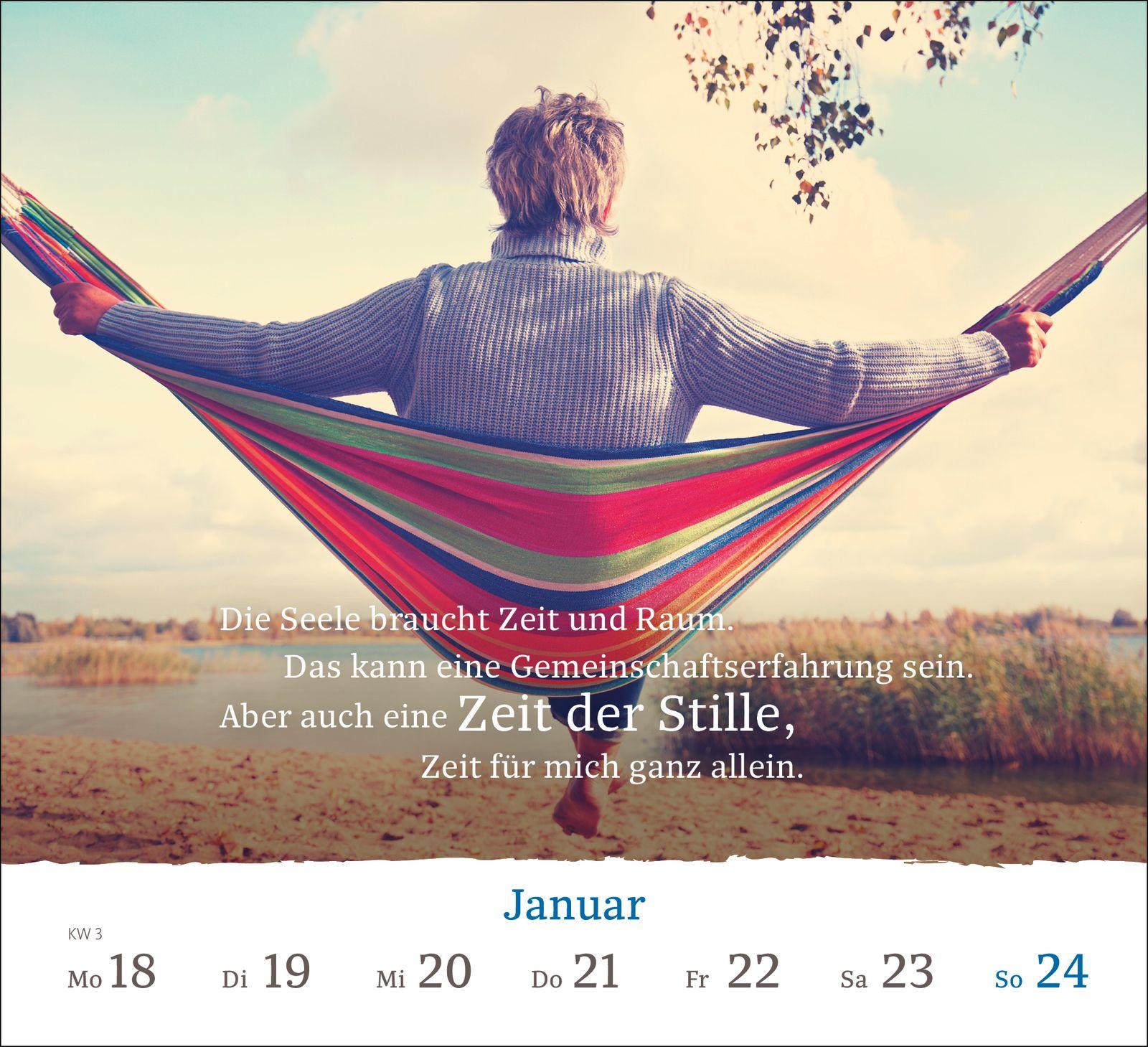 Beispielinhalt (Bild) Wochenkalender 2027: Schöne Aussichten