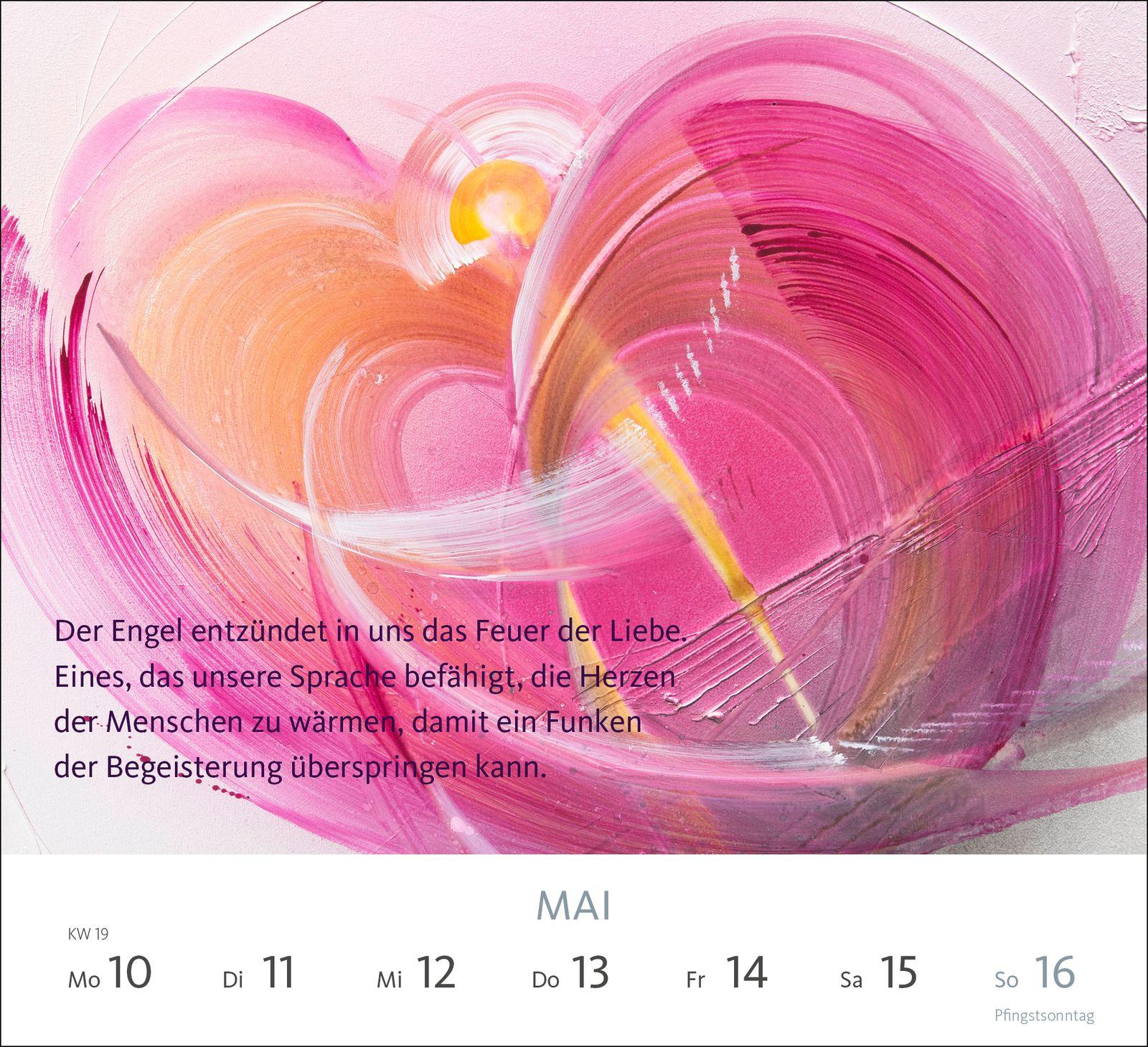 Beispielinhalt (Bild) Wochenkalender 2027: Mit Engeln unterwegs