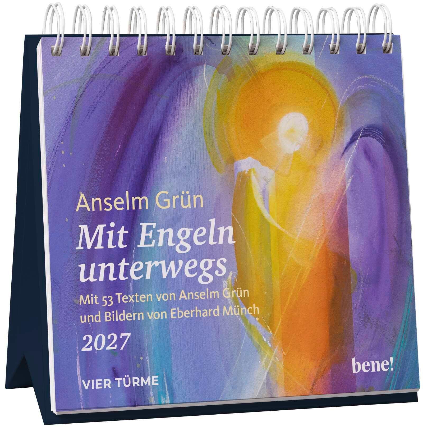 Vorderes Coverbild Wochenkalender 2027: Mit Engeln unterwegs