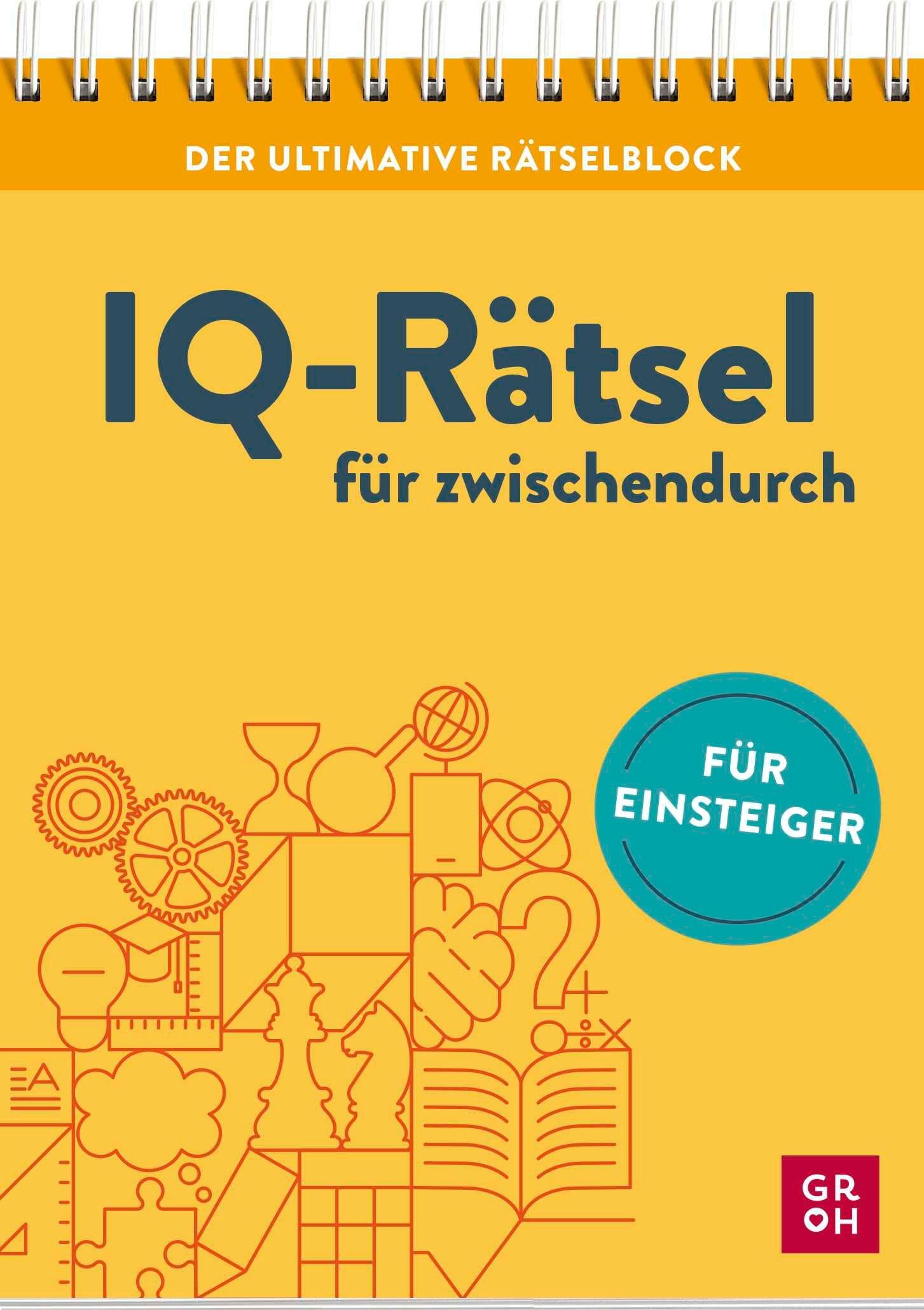 Vorderes Coverbild Der ultimative Rätselblock - IQ-Rätsel für zwischendurch
