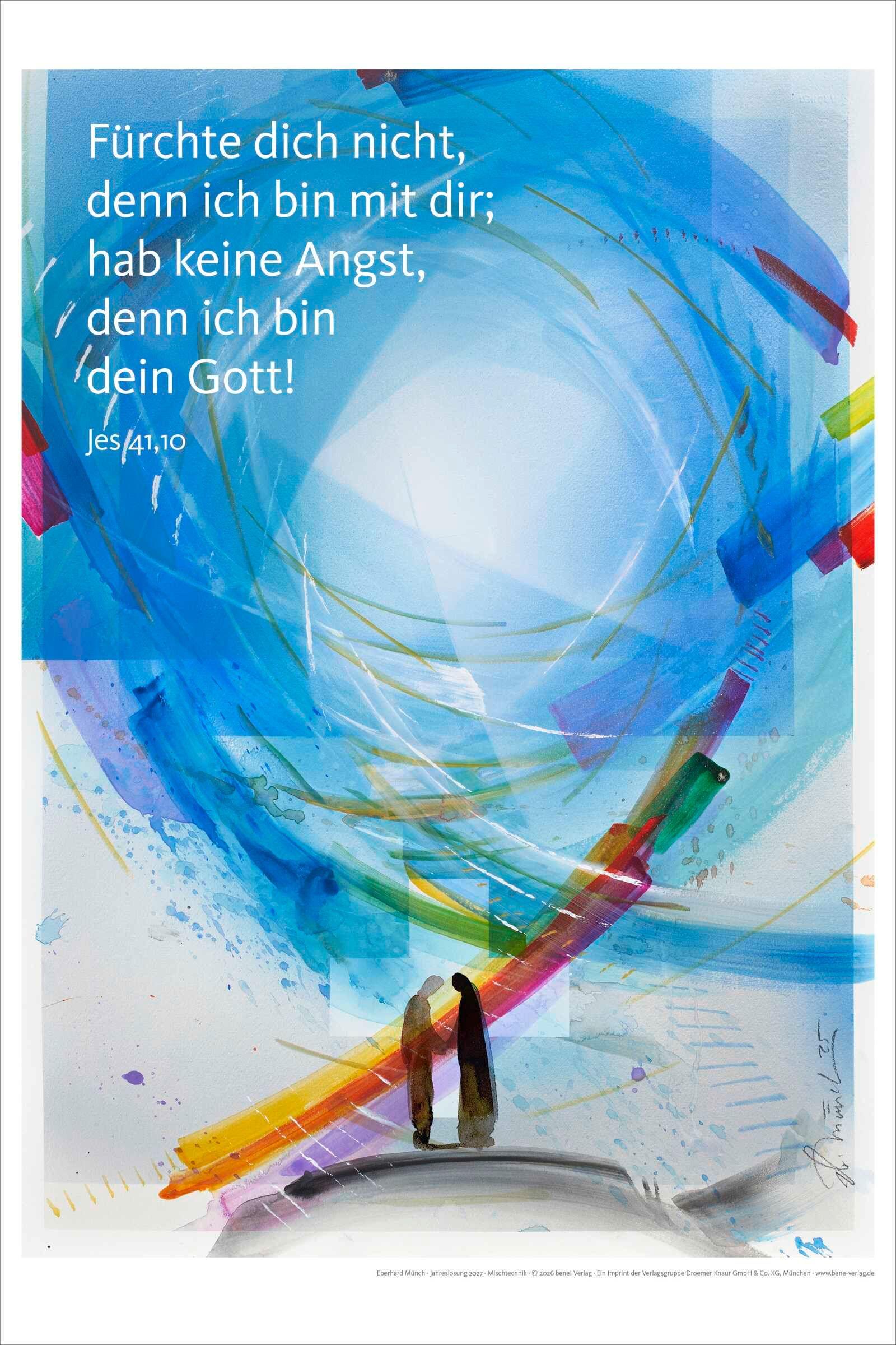 Vorderes Coverbild Jahreslosung Eberhard Münch 2027, Kunstdruck 40 x 60 cm