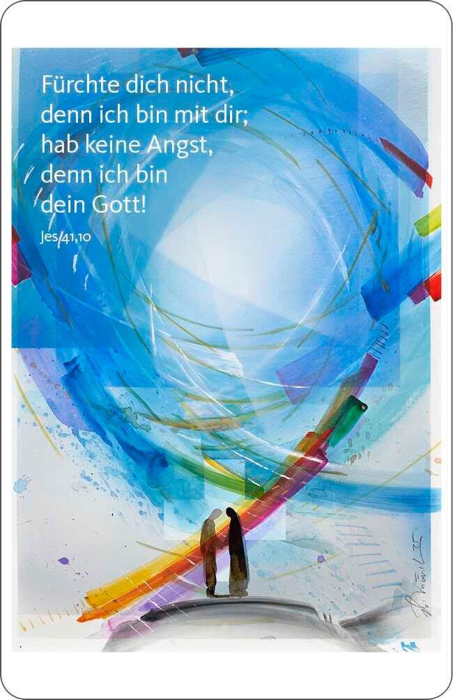 Vorderes Coverbild Jahreslosung Eberhard Münch 2027, Kalender im Scheckkartenformat (10er Set)