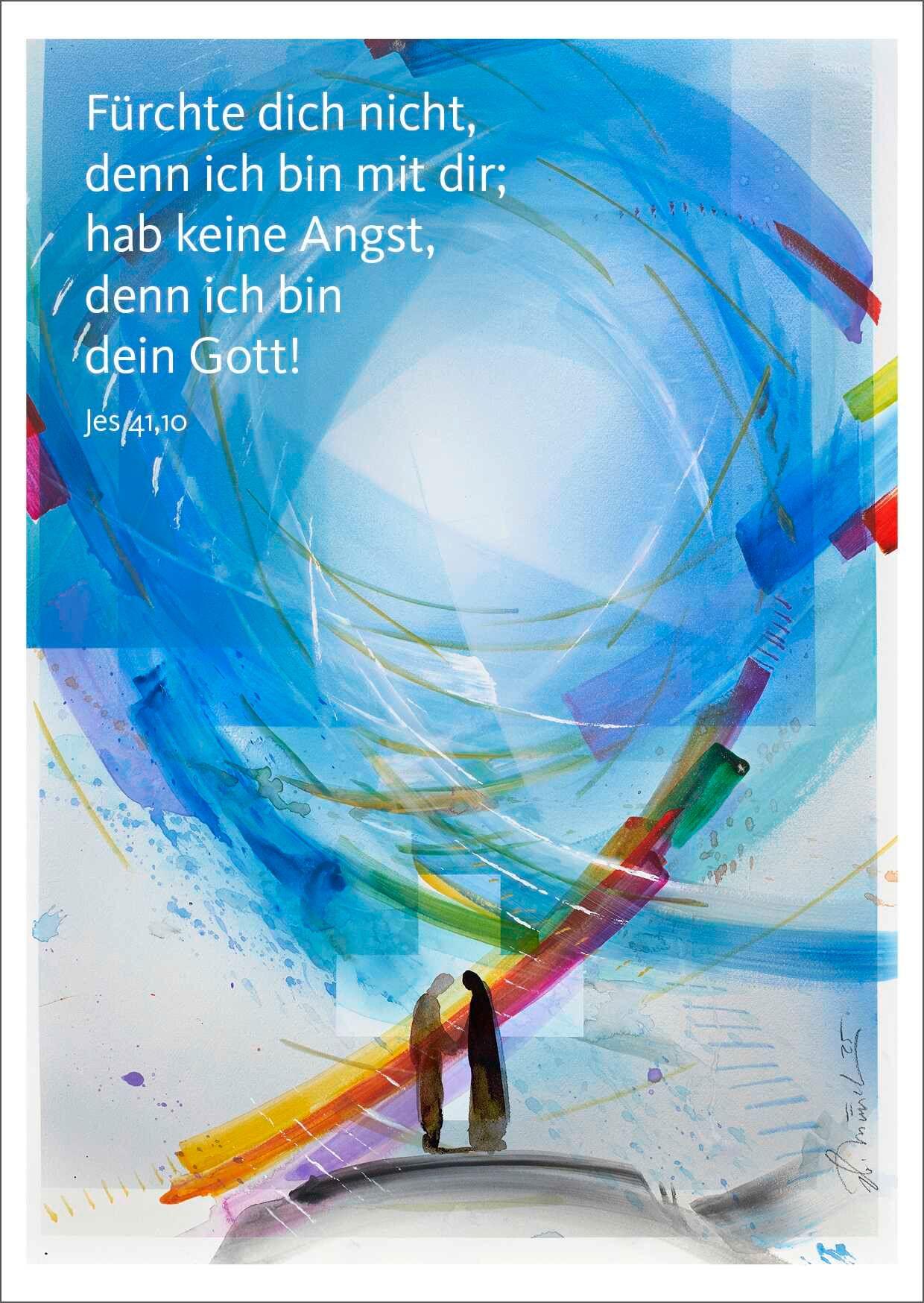 Vorderes Coverbild Jahreslosung Eberhard Münch 2027, Postkarte 10er-Set