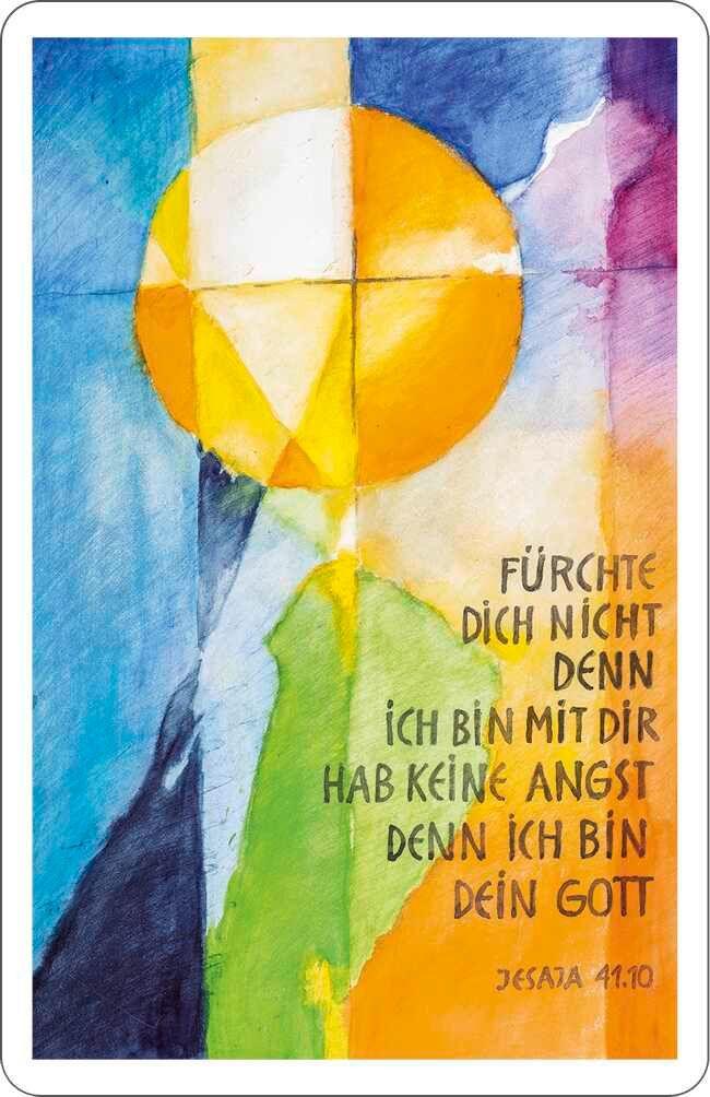 Vorderes Coverbild Jahreslosung Andreas Felger 2027, Kalender im Scheckkartenformat (10er-Set)