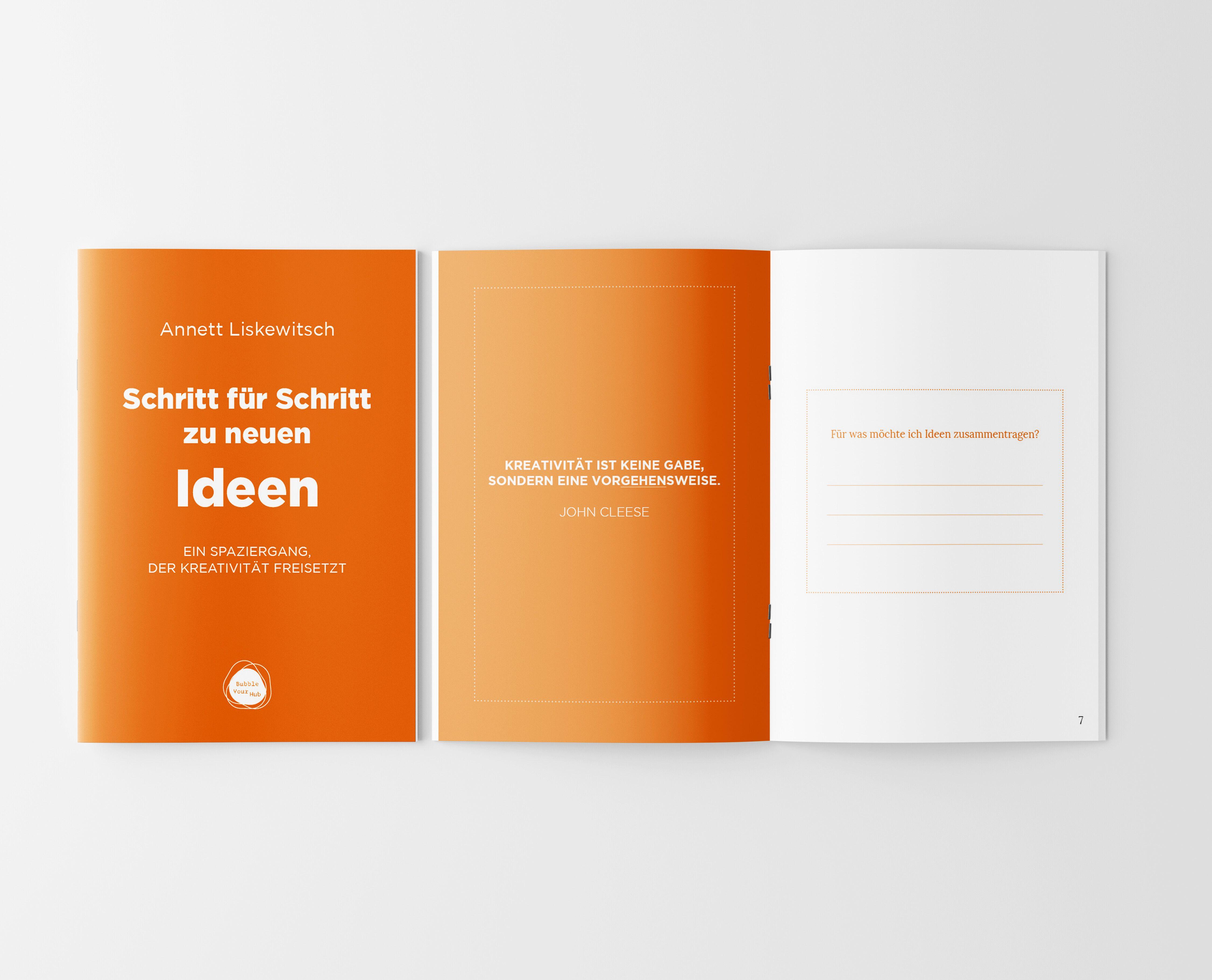 Beispielinhalt (Bild) Schritt für Schritt zu neuen Ideen