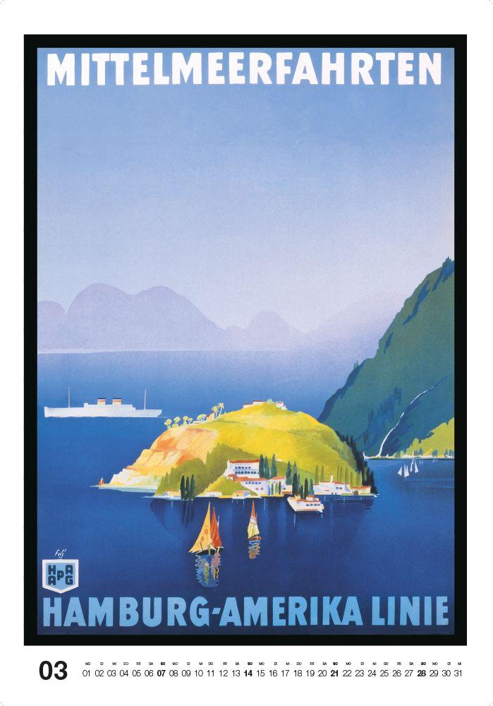 Beispielinhalt (Bild) Historische Schiffsplakate 2027