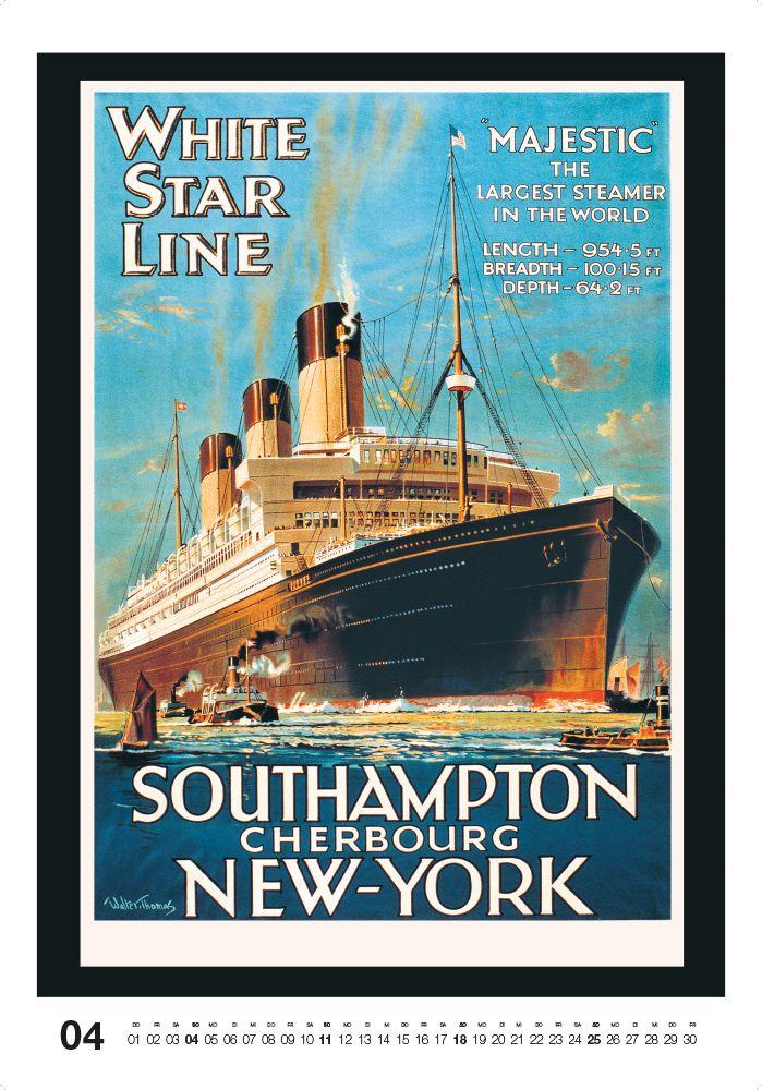 Beispielinhalt (Bild) Historische Schiffsplakate 2027