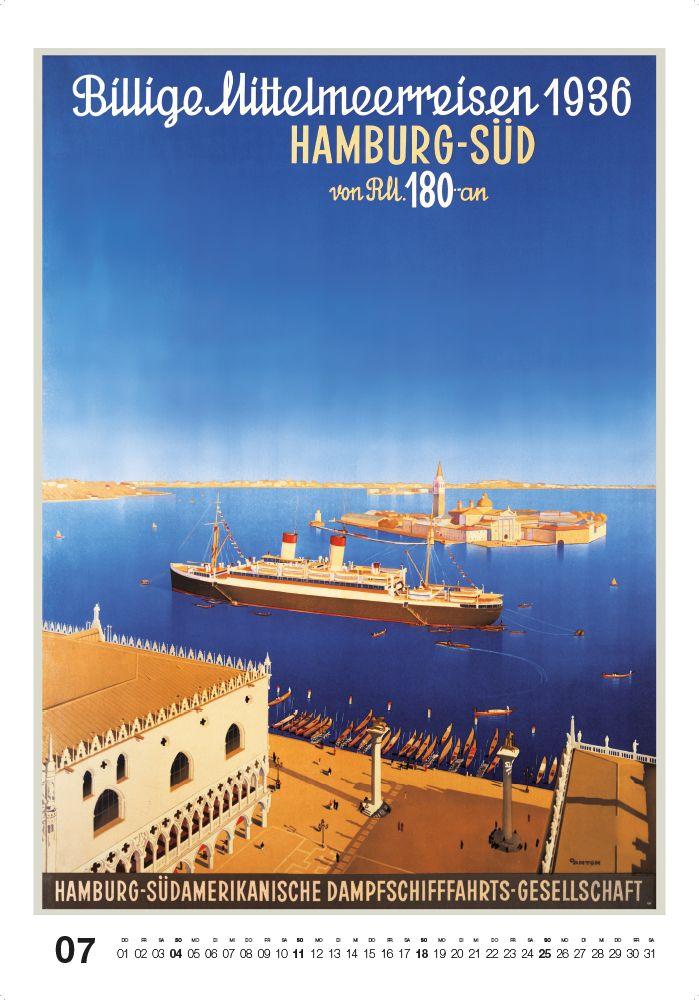 Beispielinhalt (Bild) Historische Schiffsplakate 2027