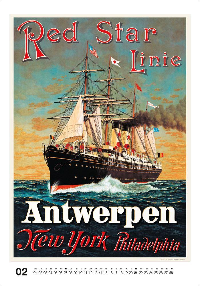 Beispielinhalt (Bild) Historische Schiffsplakate 2027