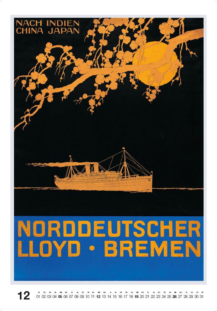 Beispielinhalt (Bild) Historische Schiffsplakate 2027