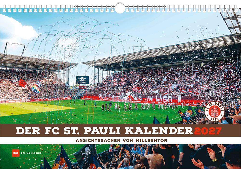 Vorderes Coverbild Der FC St. Pauli Kalender 2027