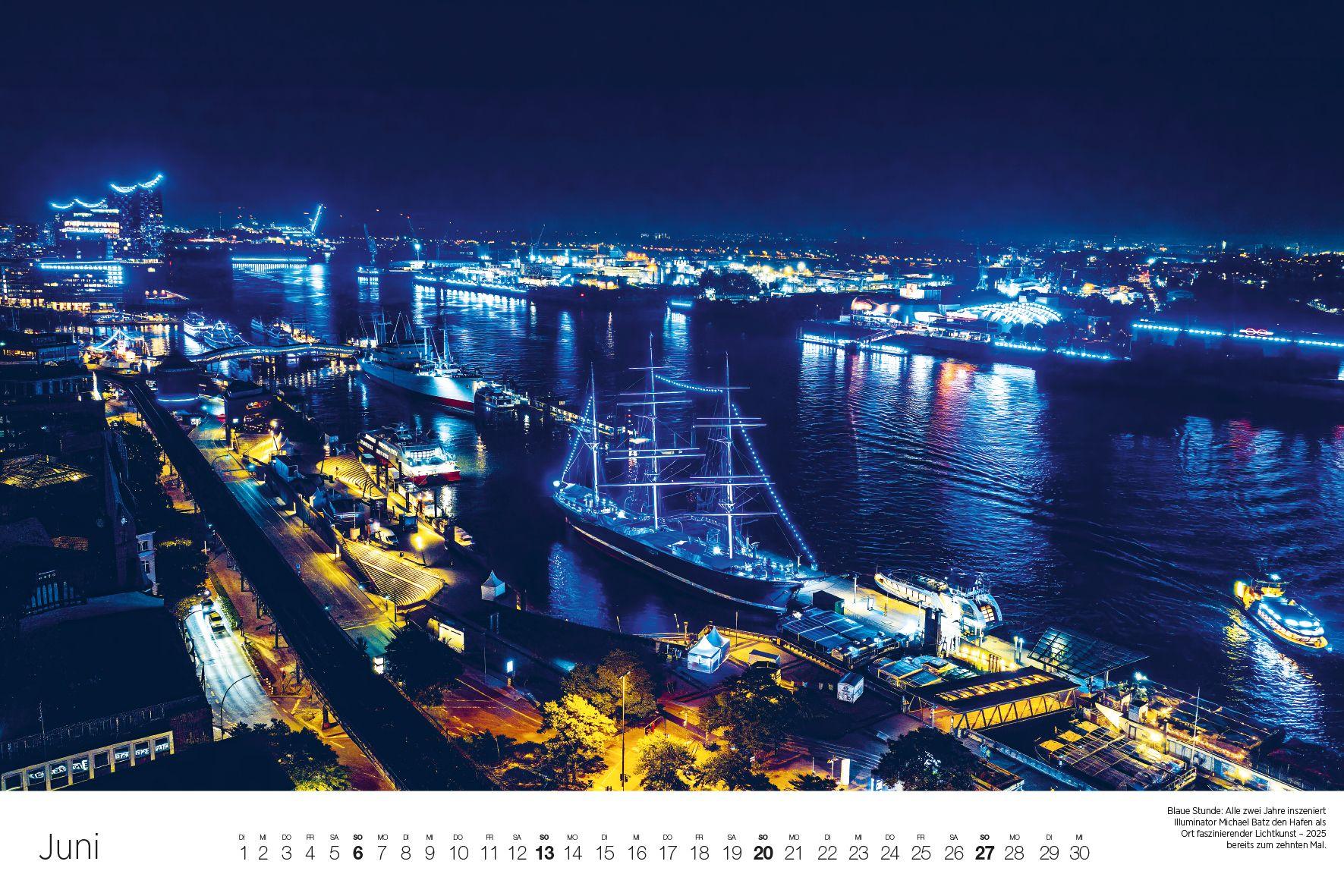 Beispielinhalt (Bild) Hamburg - aus den Wolken 2027