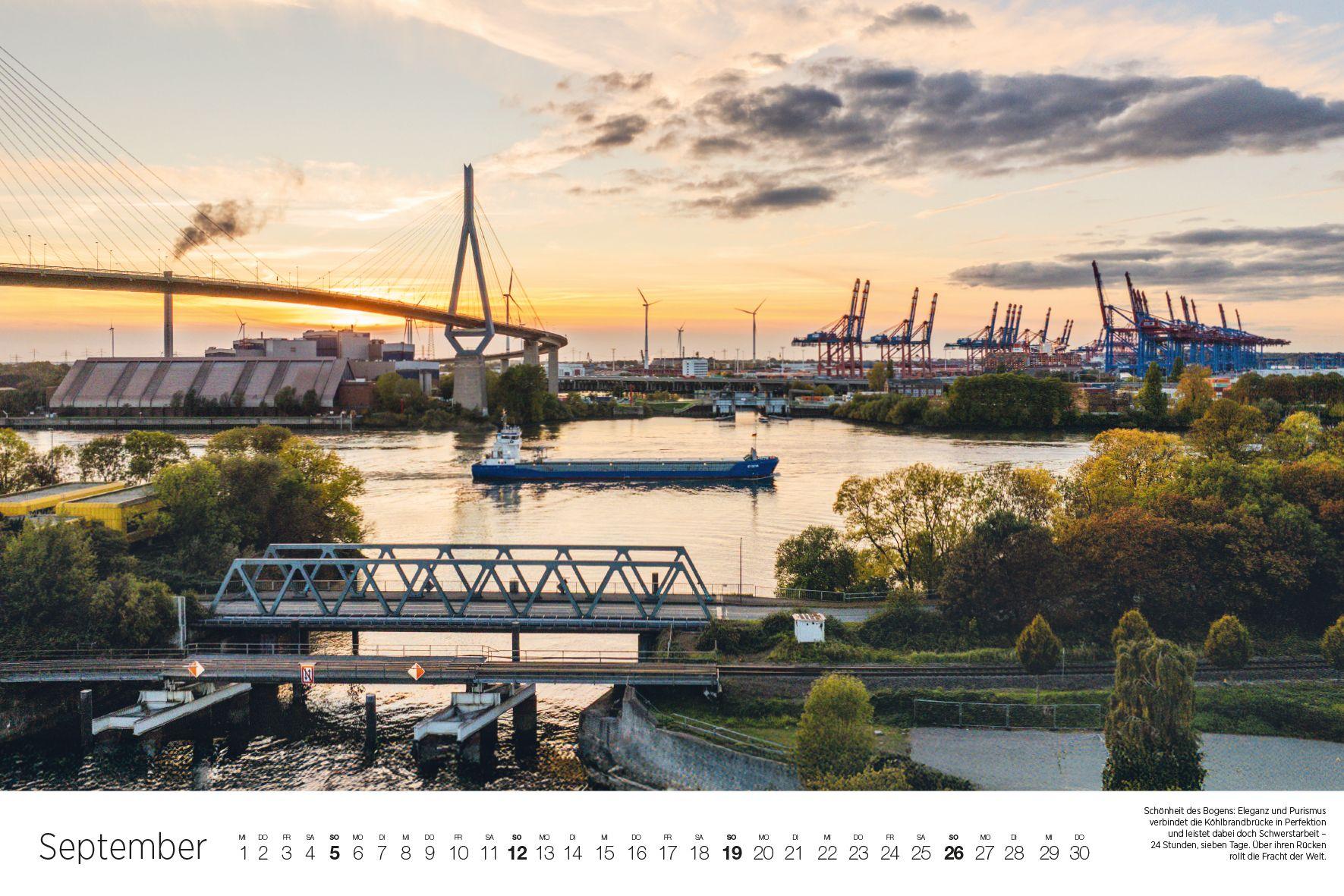 Beispielinhalt (Bild) Hamburg - aus den Wolken 2027