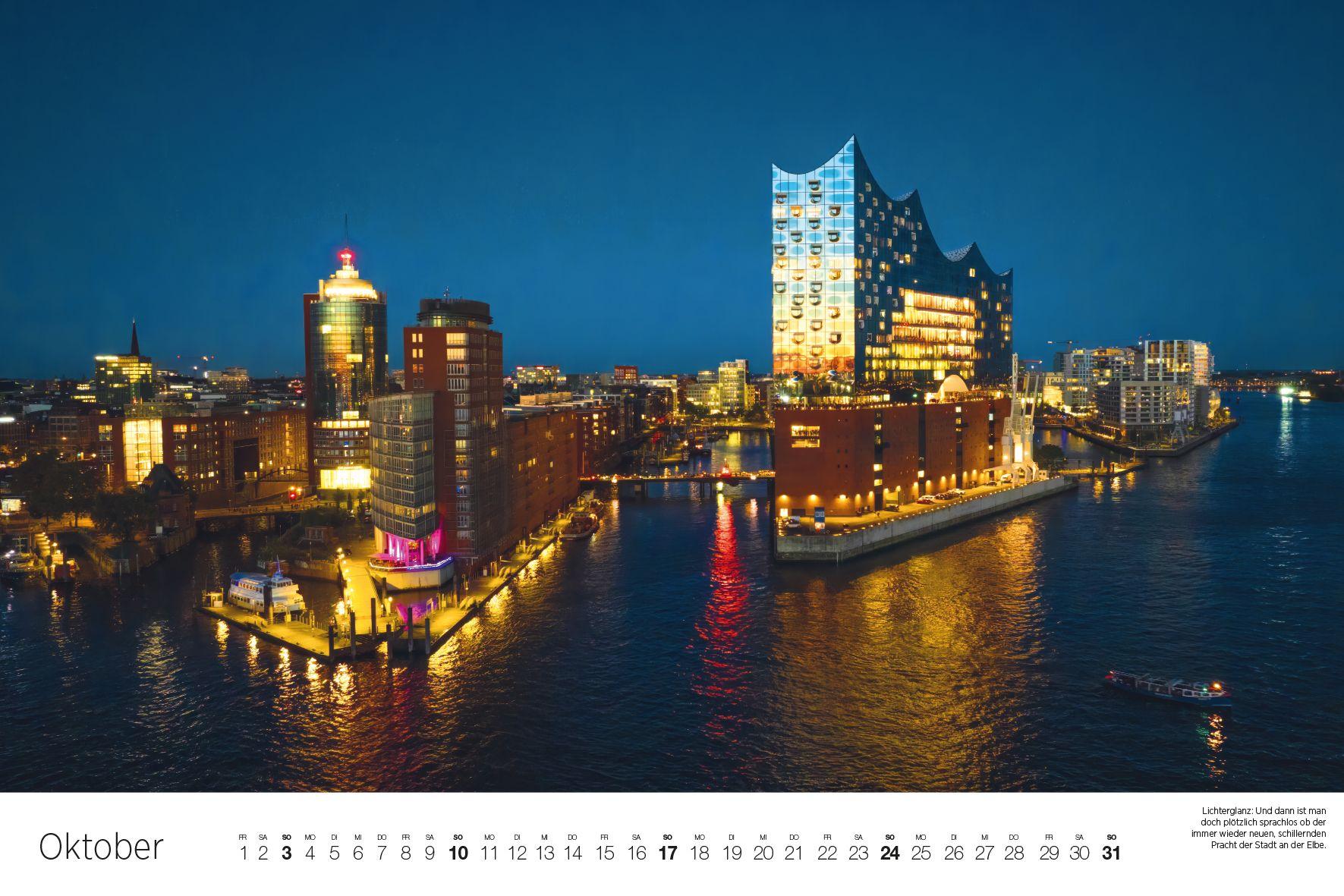 Beispielinhalt (Bild) Hamburg - aus den Wolken 2027