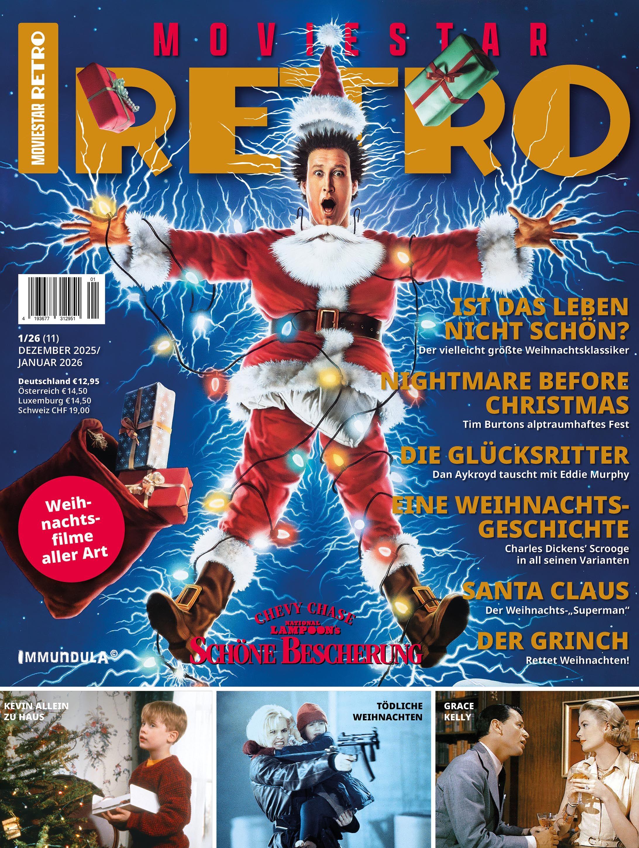 Vorderes Coverbild MOVIESTAR RETRO. Ausgabe Dezember 2025/Januar 2026 (011)