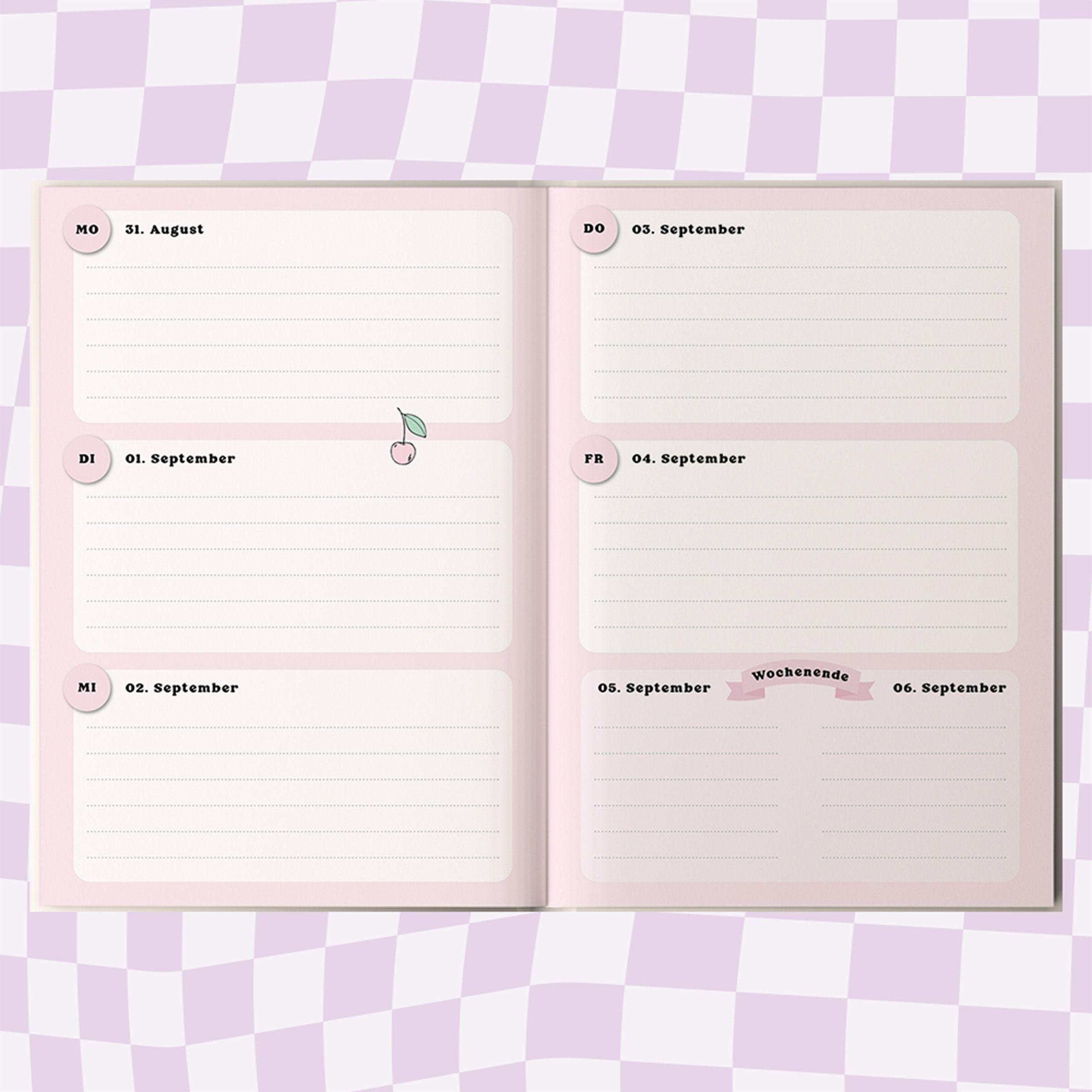 Beispielinhalt (Bild) Spring in eine Pfütze! Schulplaner 2026/2027