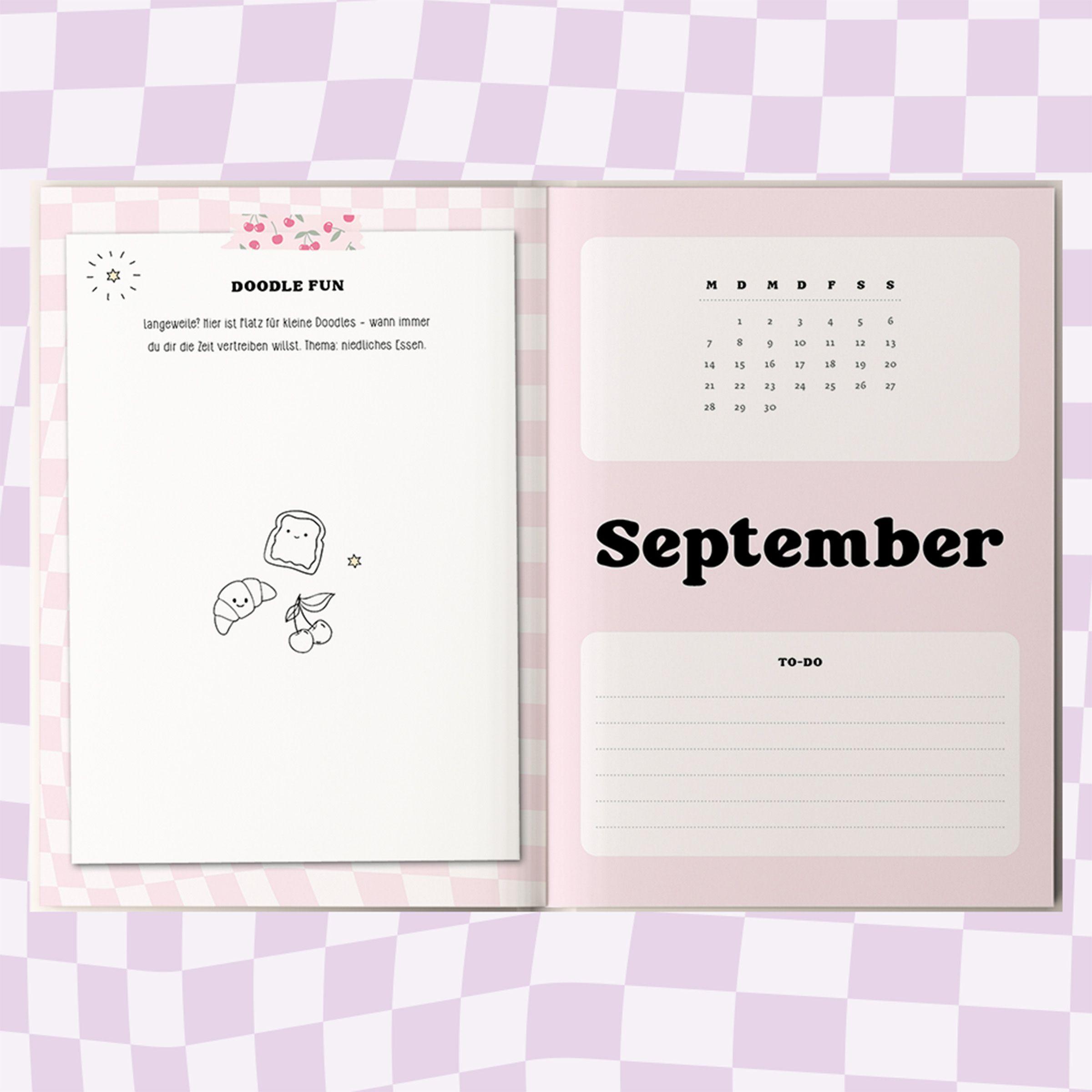 Beispielinhalt (Bild) Spring in eine Pfütze! Schulplaner 2026/2027