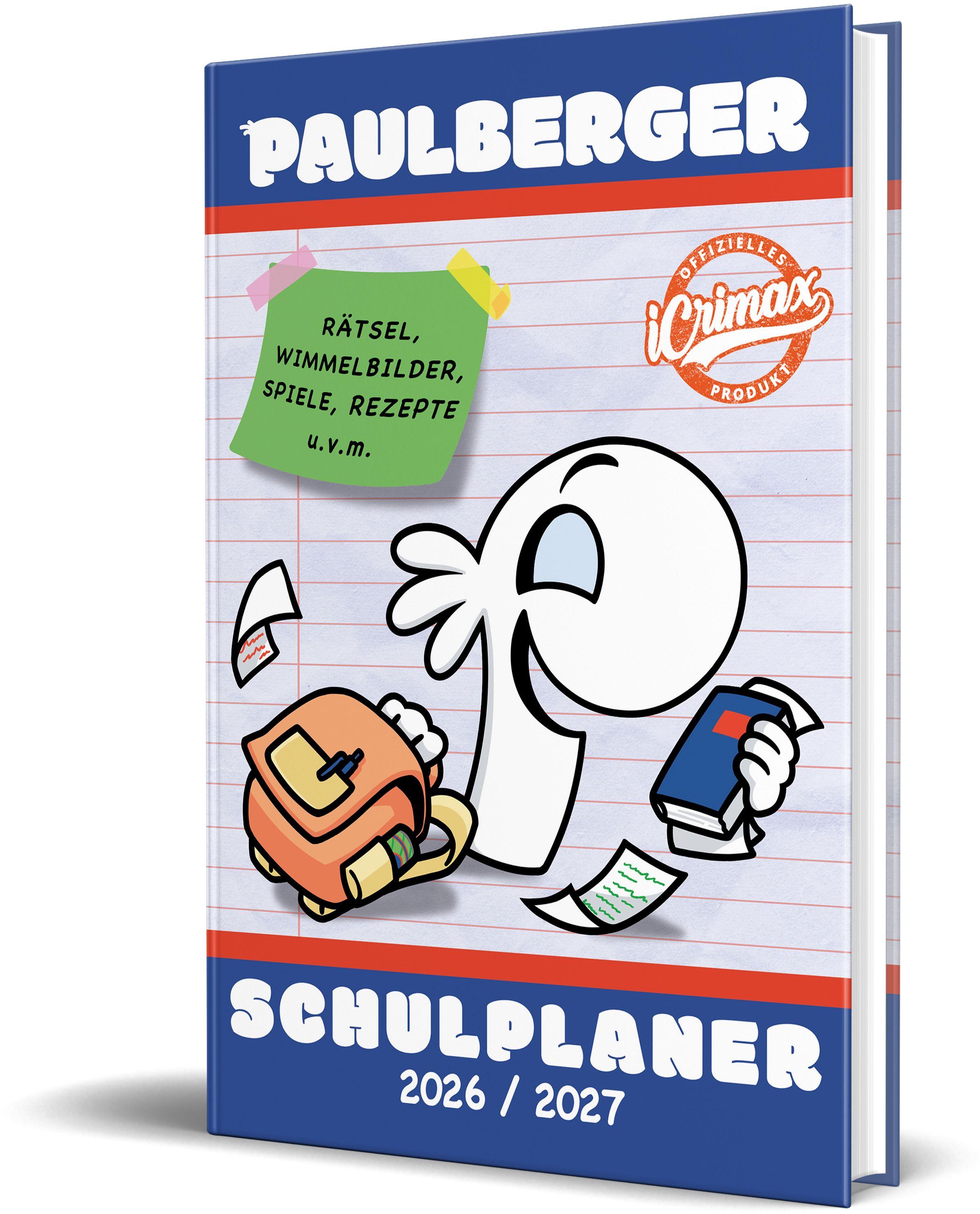 Vorderes Coverbild Paulberger Schulplaner 2026/2027
