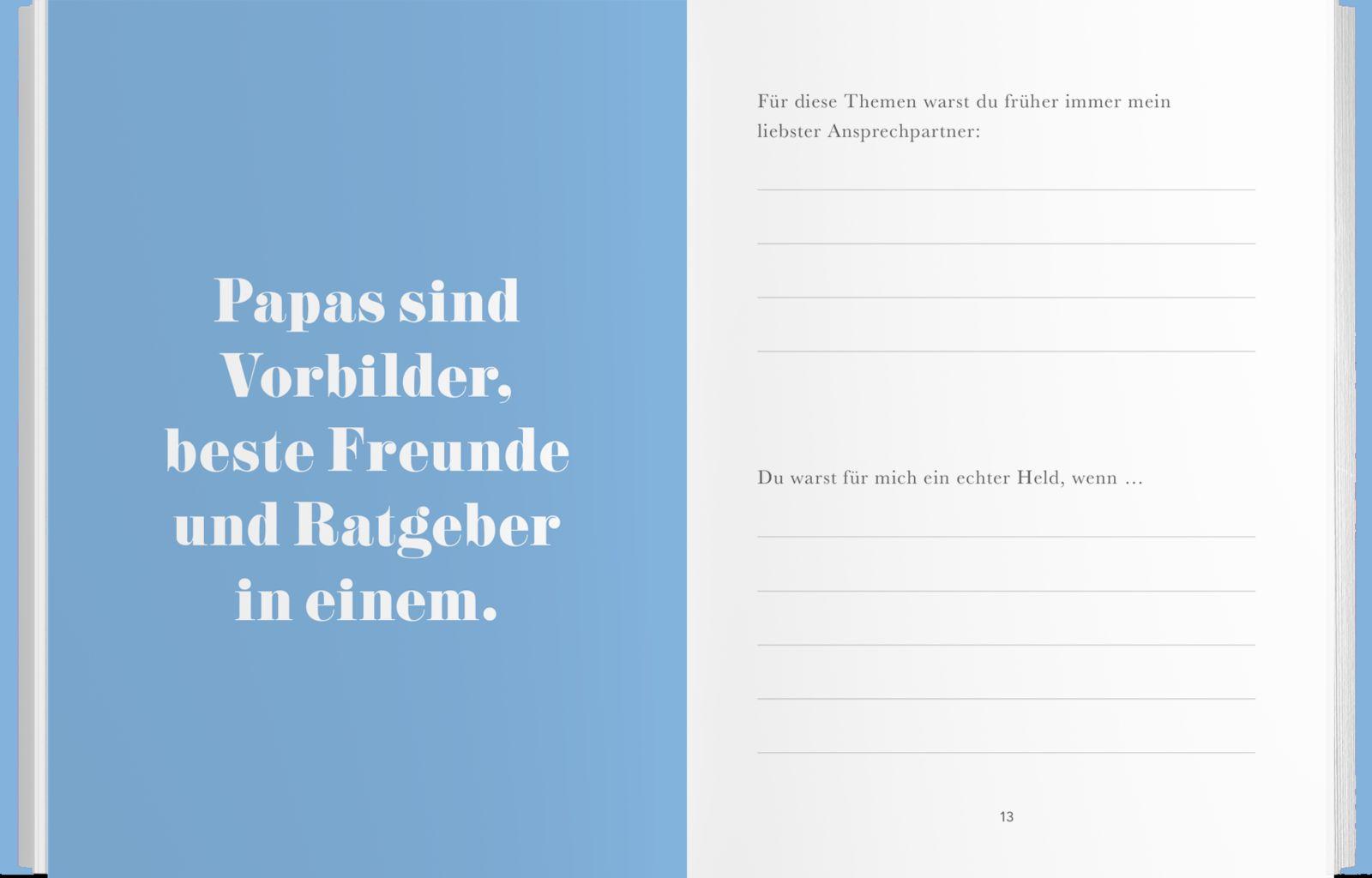 Beispielinhalt (Bild) Für Papa