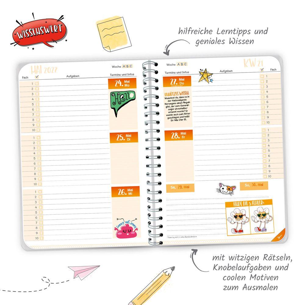 Beispielinhalt (Bild) TRÖTSCH - Schulplaner WOW Fußball 26/27