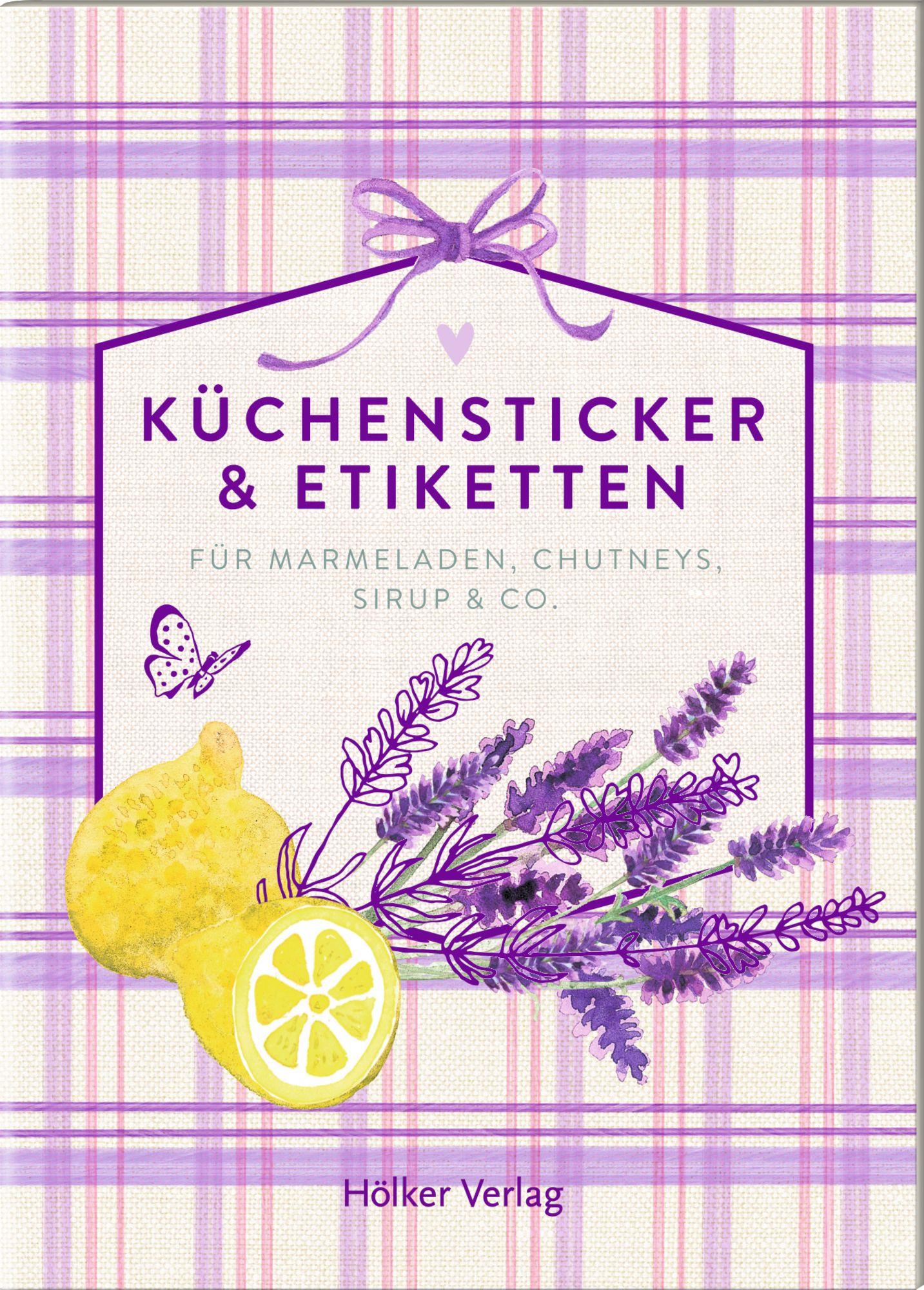 Vorderes Coverbild Küchensticker & Etiketten - Lavendel