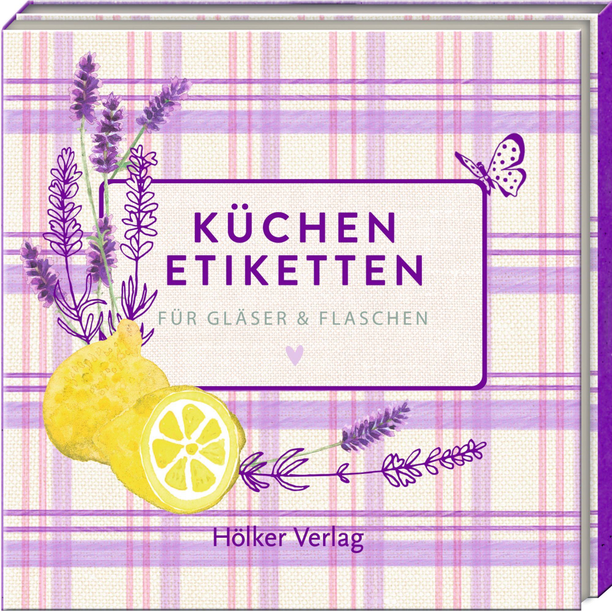 Vorderes Coverbild Küchenetiketten - Lavendel