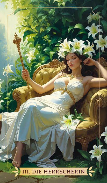 Beispielinhalt (Bild) Tarot-Kartenset: Blütentarot | Verbinde die archetypische Energie der Tarot-Karten mit jahrhundertealtem Blumenwissen