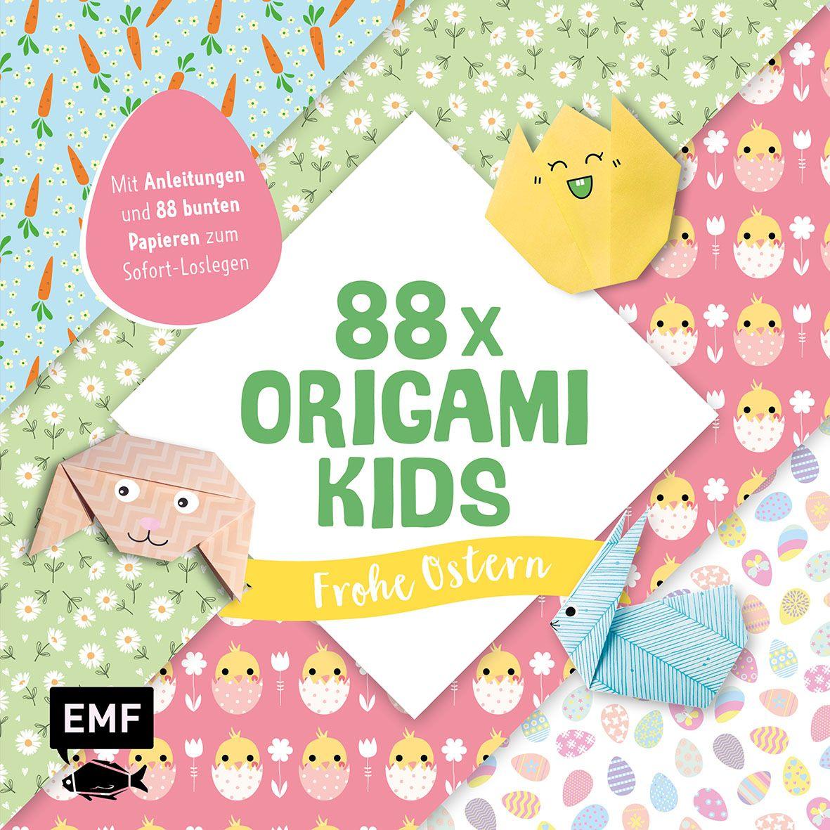 Vorderes Coverbild 88 x Origami Kids - Frohe Ostern!